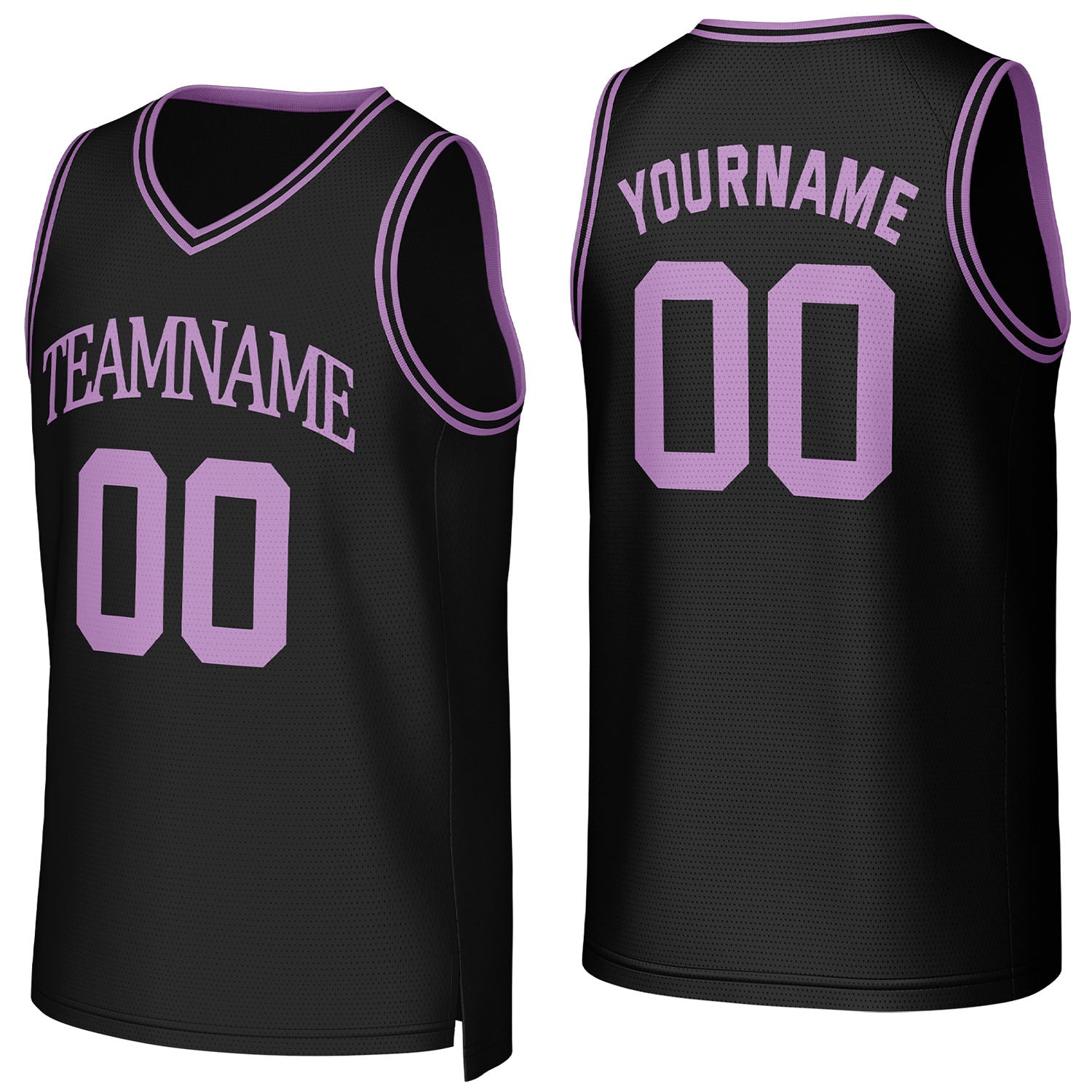 Custom black basketball jersey with logo, personalized name & number, team uniform for men women youth game practice - Vosoli