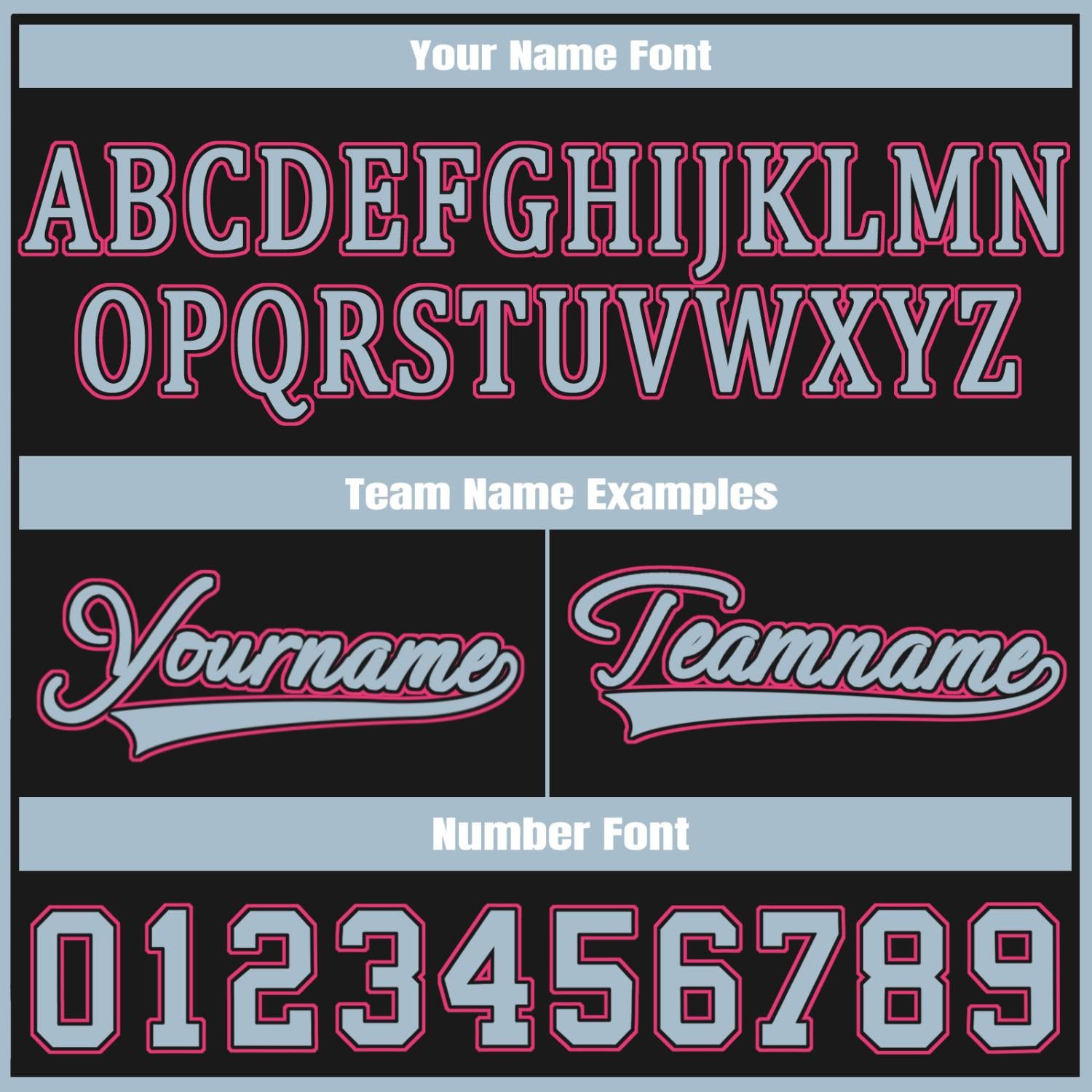 Custom Black Light Blue Jacket Personalized Team Name Number Letterman Bomber for Adult & Youth