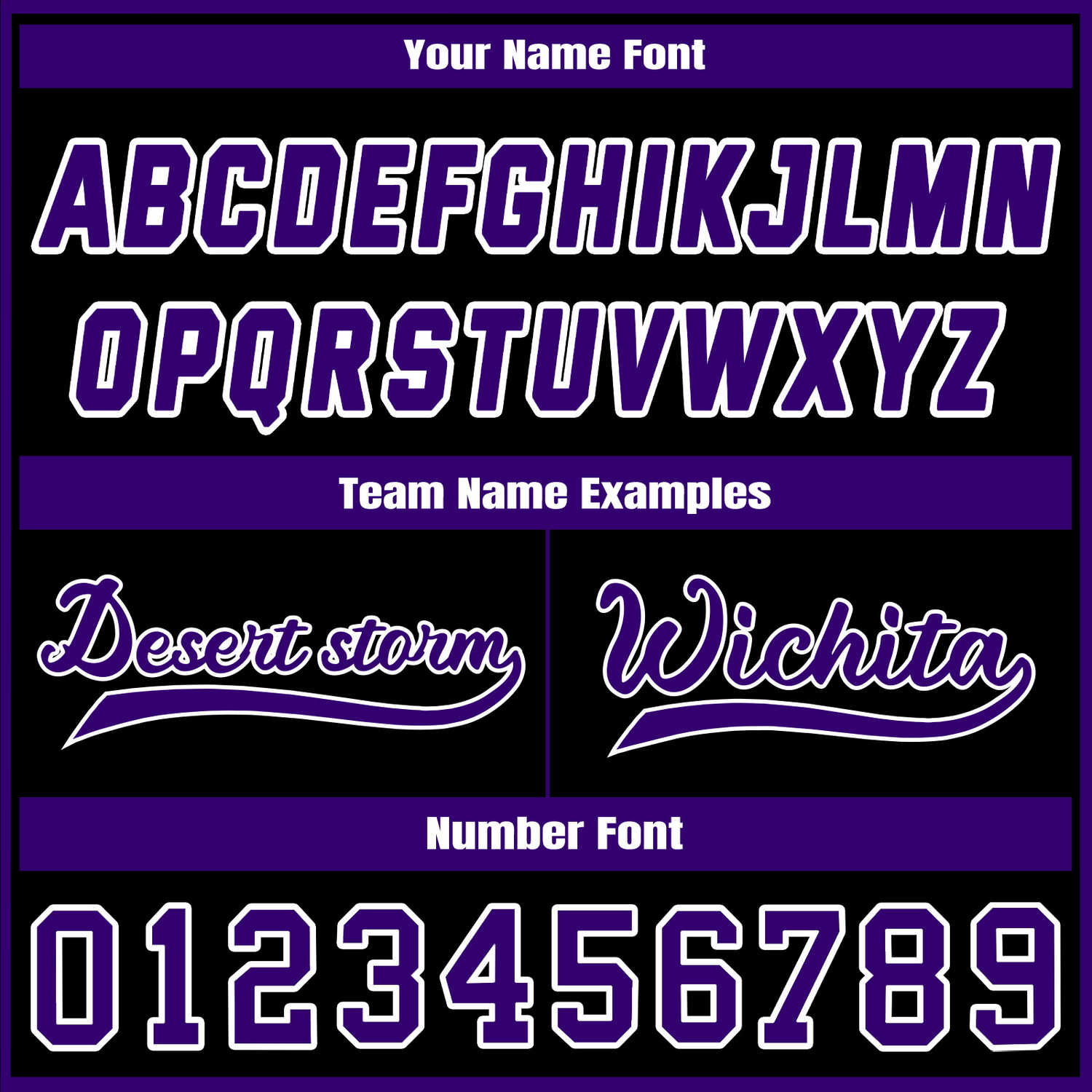 Custom Black & Purple Contrast Sleeve Varsity Baseball Jacket | Personalized Team Name & Number