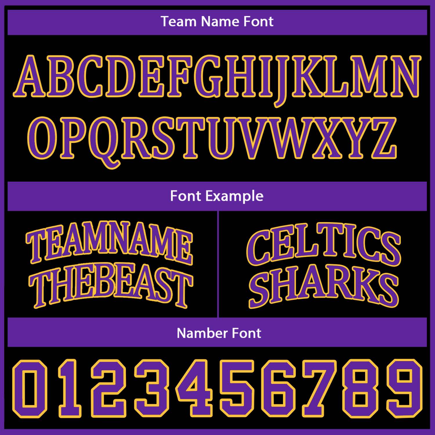 Custom Black, Purple & Gold Basketball Jersey | Personalized Name & Number Team Uniform