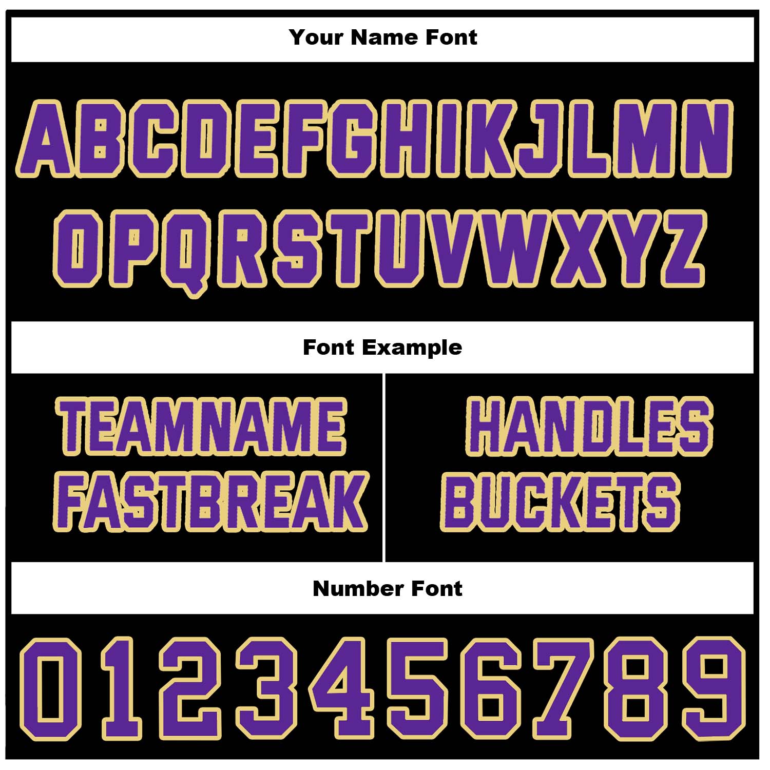 Custom Black & Purple Gold Mesh Basketball Jersey | Personalized Team Uniform