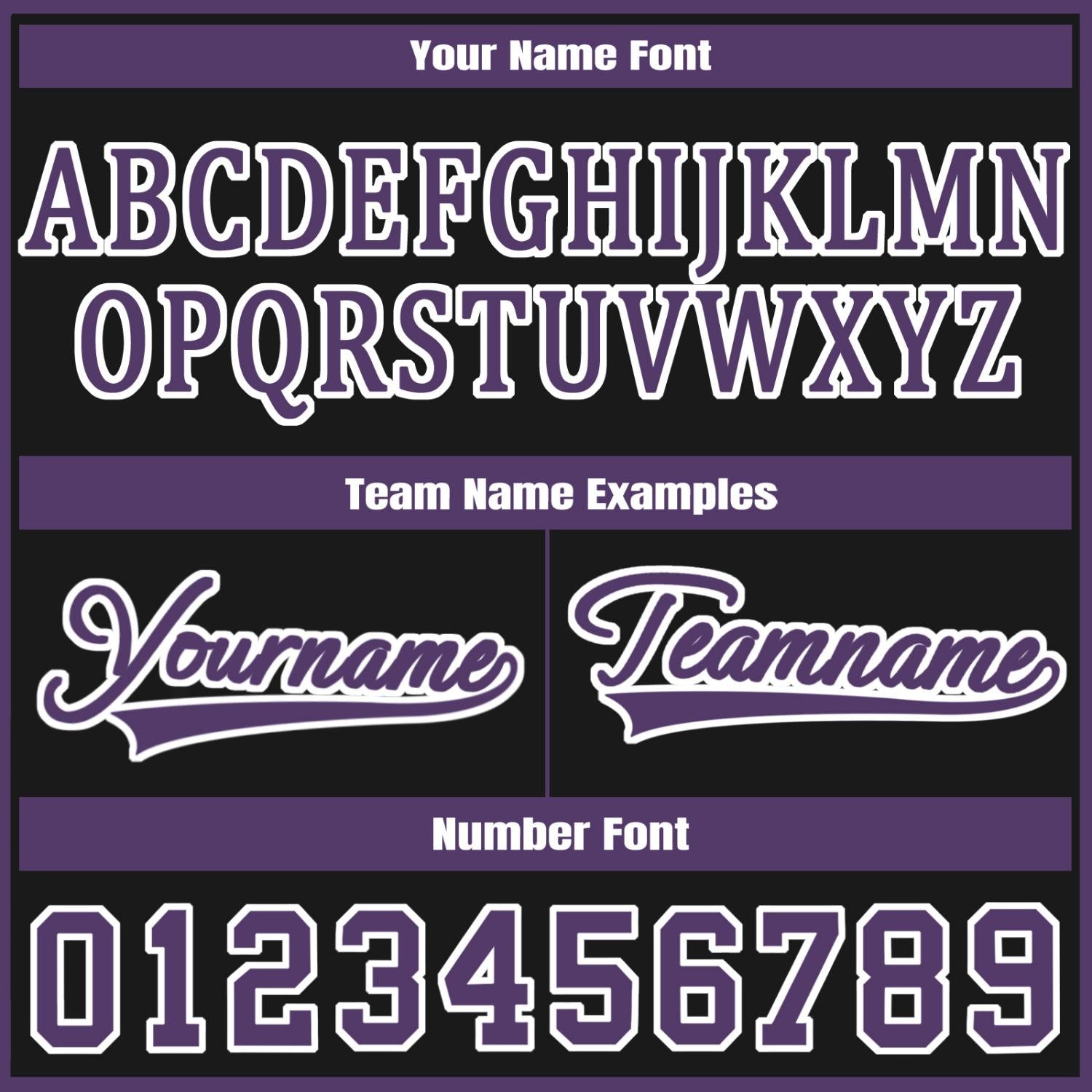 Custom Black Purple Jacket Personalized Team Name Number Letterman Bomber for Adult & Youth
