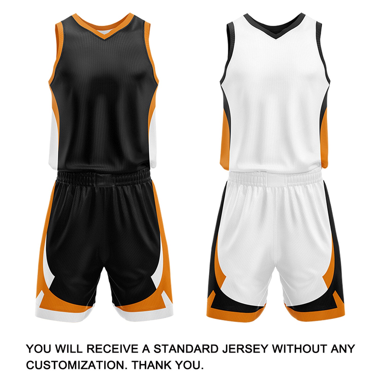 Custom Black White Reversible Basketball Jersey Set | Personalized Name Number Mesh Sports Uniform
