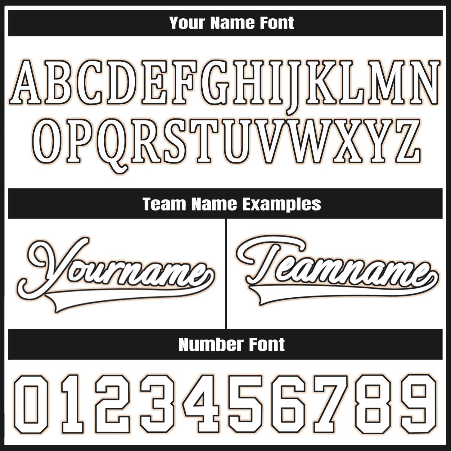 Custom Black White Jacket Personalized Team Name Number Letterman Bomber for Adult & Youth