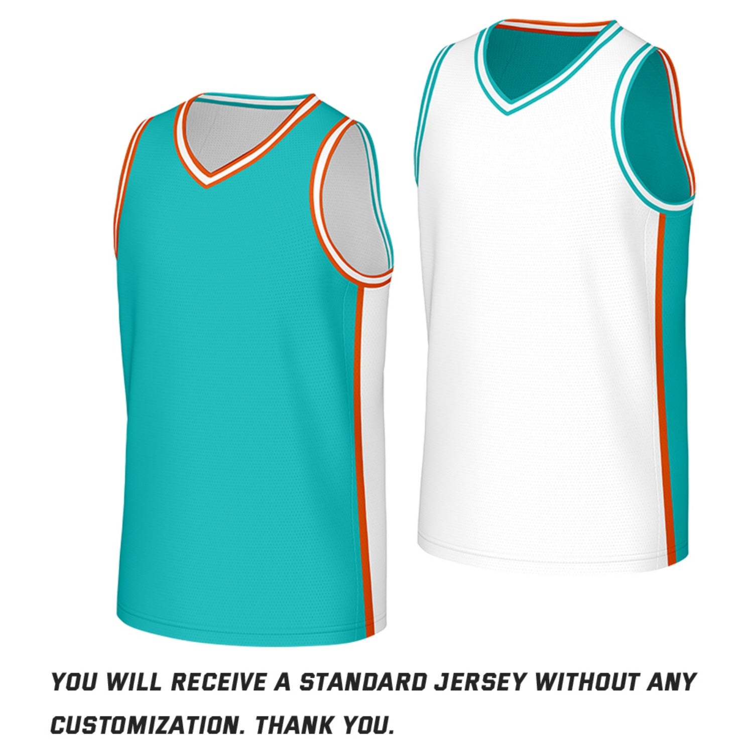 Custom Teal & White Reversible Basketball Jersey | Personalized Team Jerseys with Name Number Logo