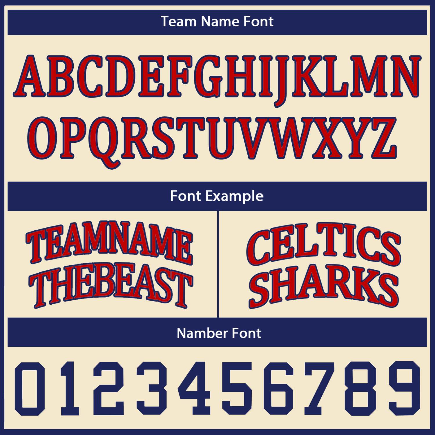 Custom Cream Red & Navy Basketball Jersey | Personalized Name & Number Team Uniform