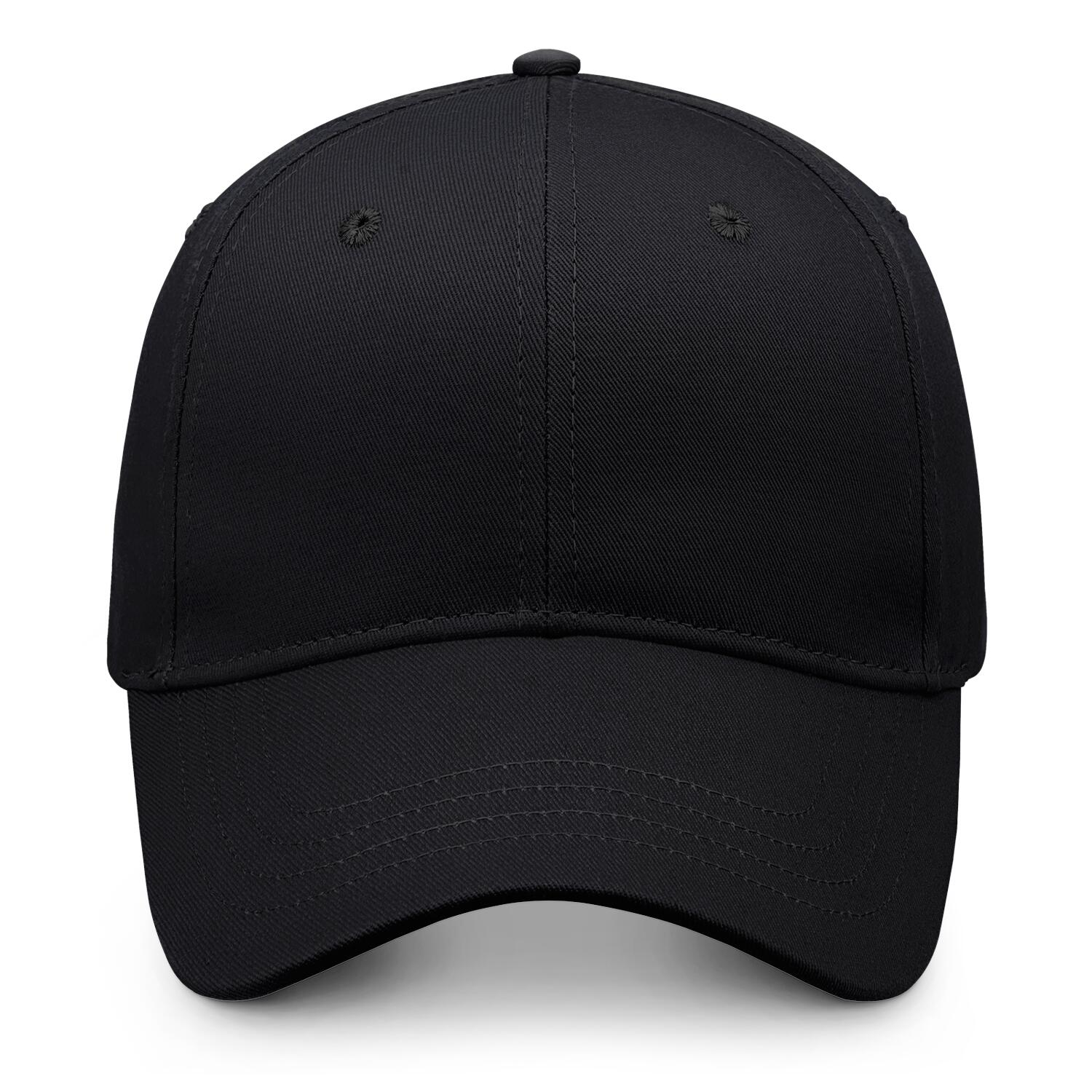 Custom Embroidered or Printed Black Baseball Cap | Personalized Sport Hat
