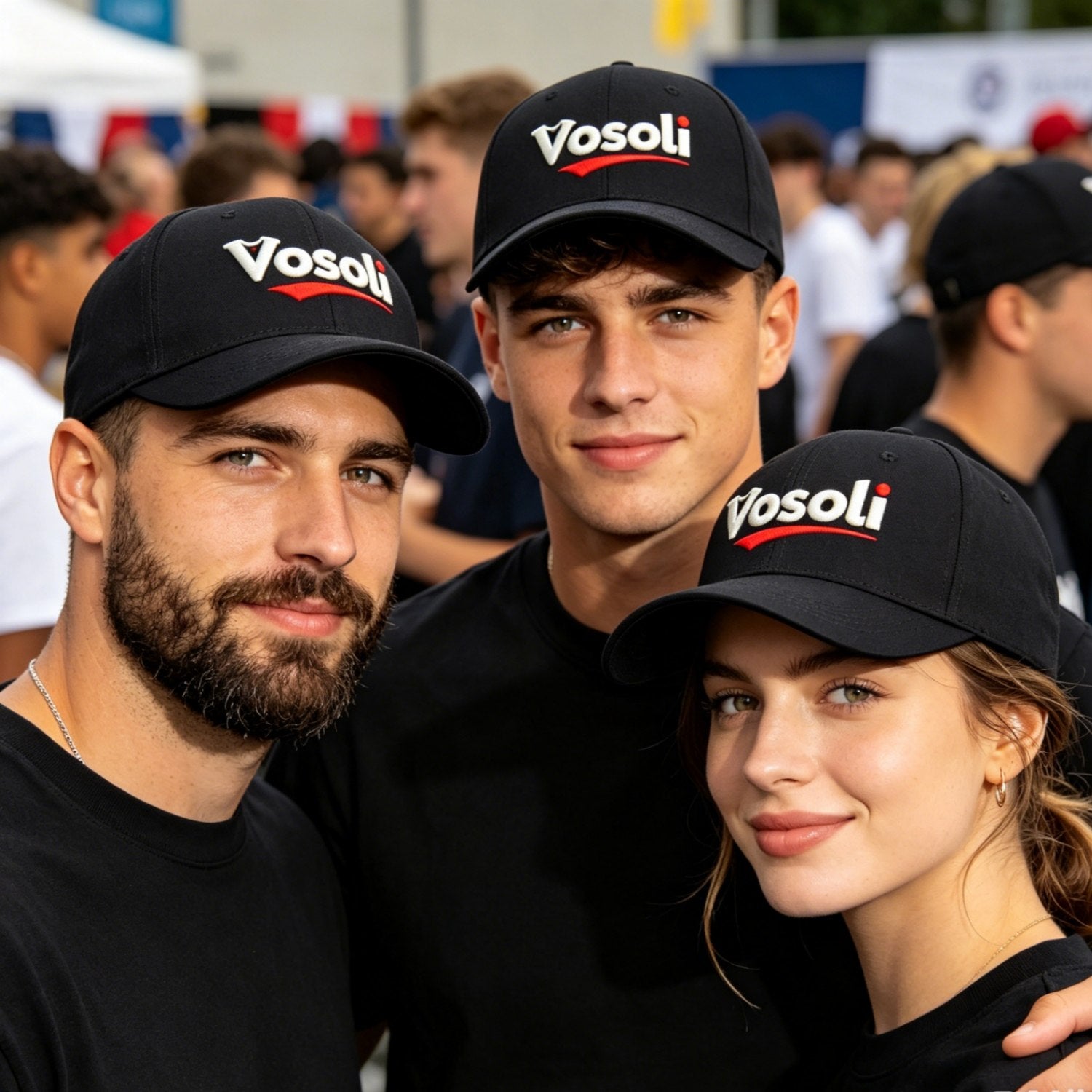Custom Embroidered or Printed Black Baseball Cap | Personalized Sport Hat