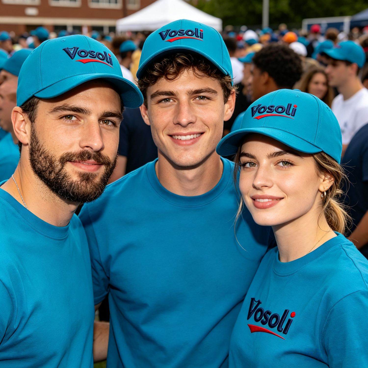 Custom Embroidered or Printed Turquoise Baseball Cap | Personalized Sport Hat