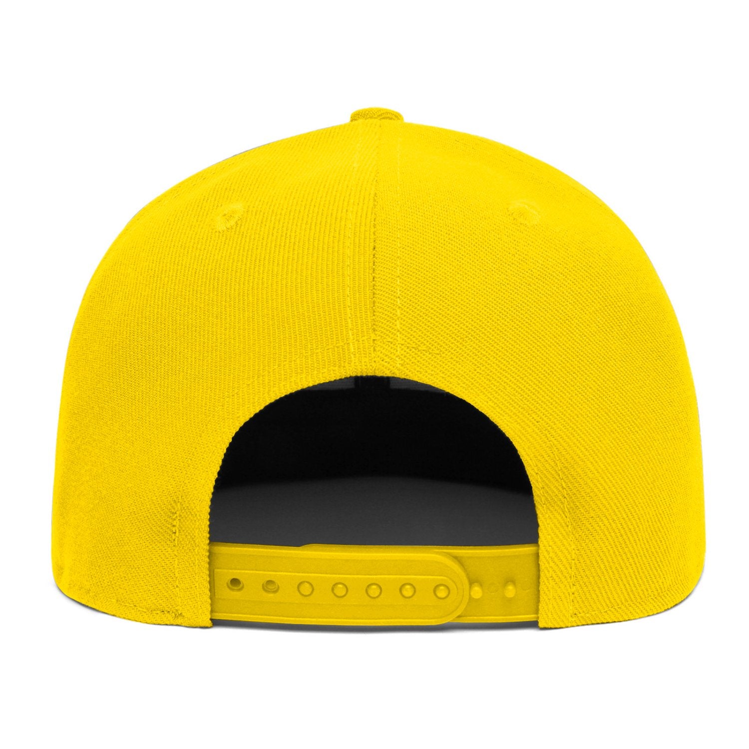 Custom Embroidered or Printed Yellow Flat-Brim Cap | Personalized Sport Hat