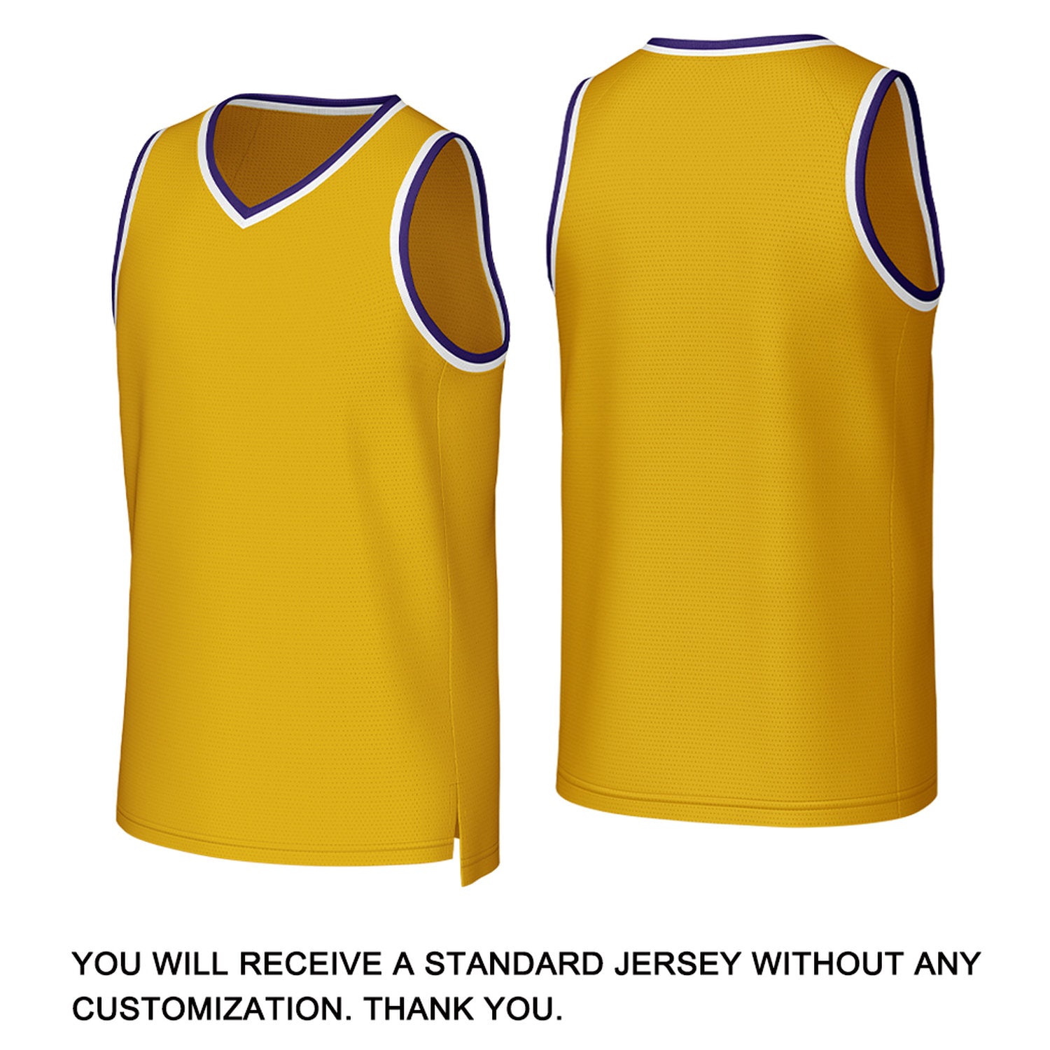 Custom Gold Purple Stitched Basketball Jersey | Personalized Name Number Logo Mesh Sports Jersey