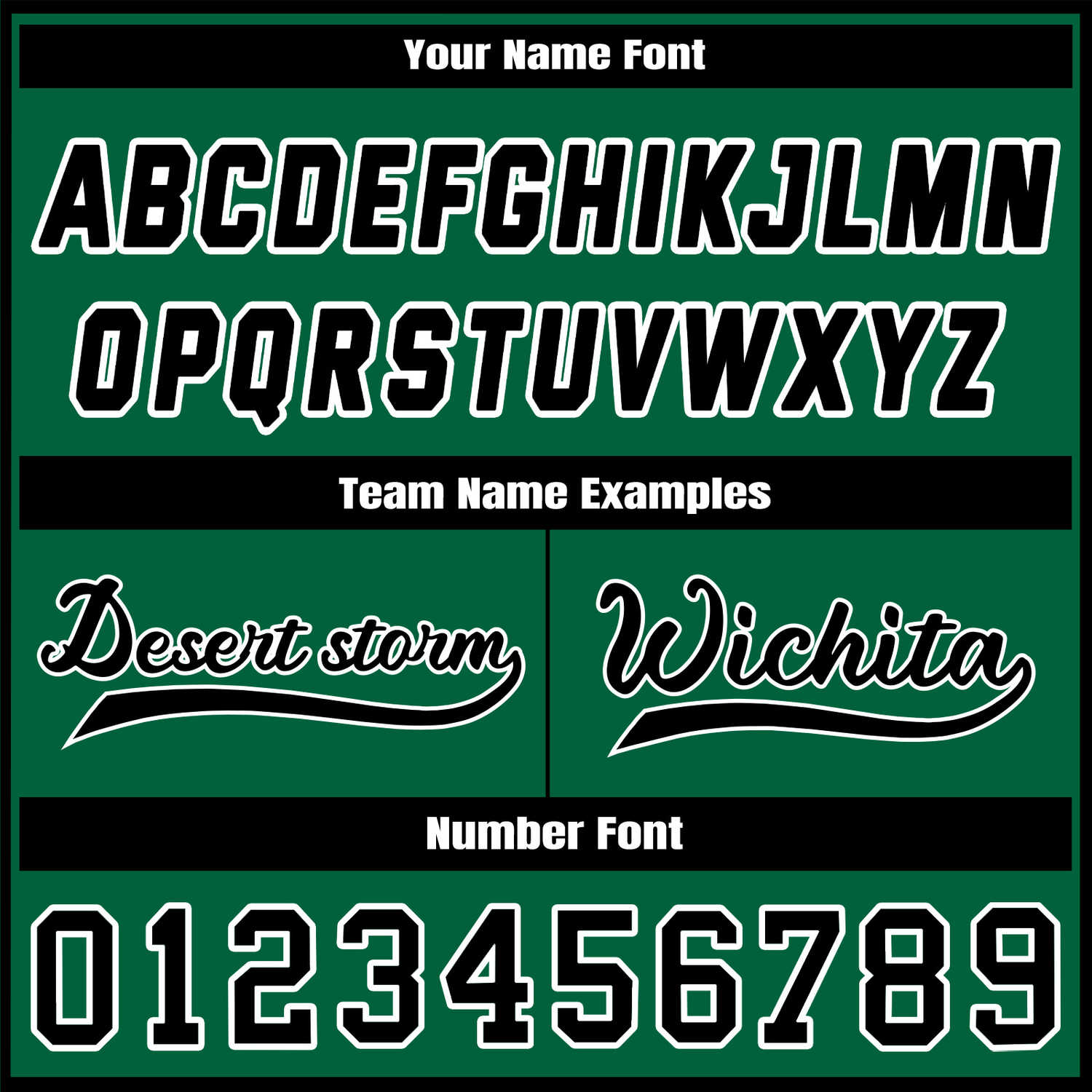 Custom Green & Black Contrast Sleeve Varsity Baseball Jacket | Personalized Team Name & Number