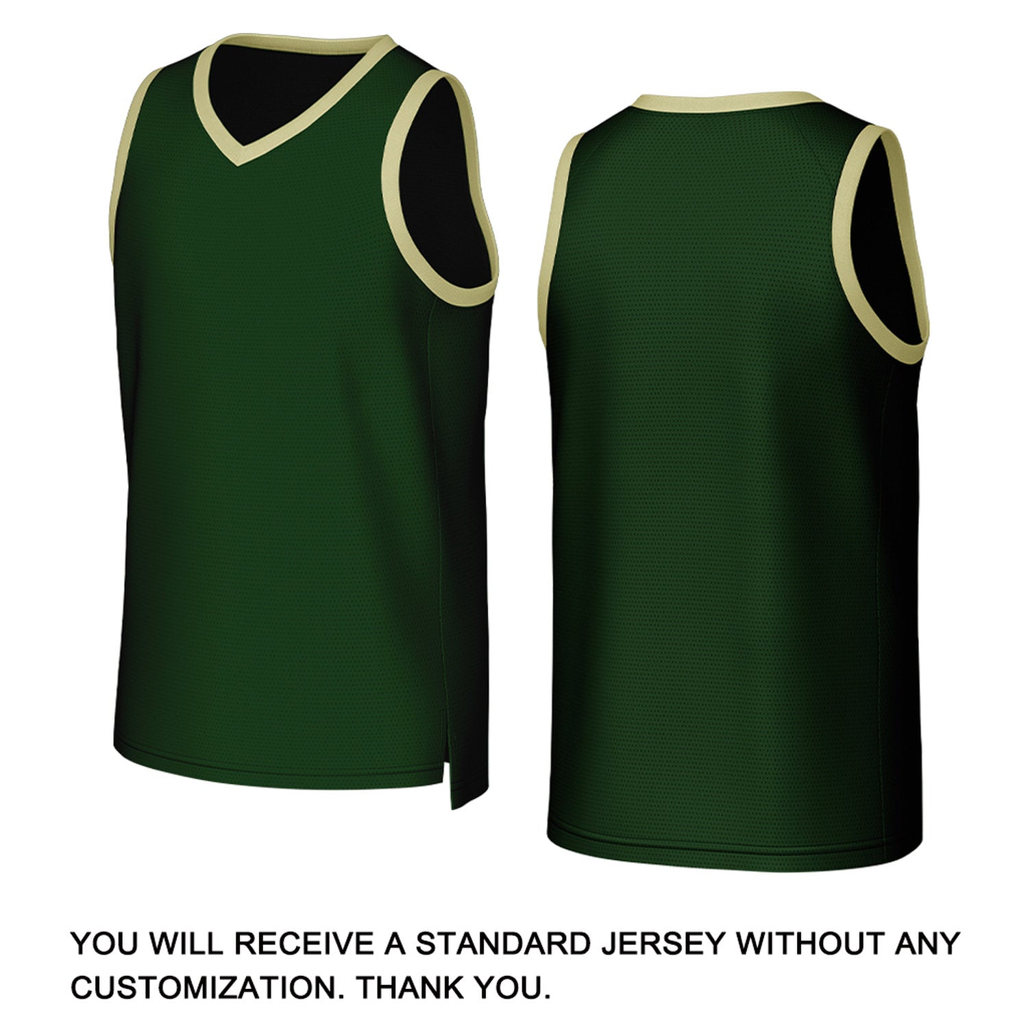 Custom Green Cream Stitched Basketball Jersey | Personalized Name Number Logo Mesh Sports Jersey