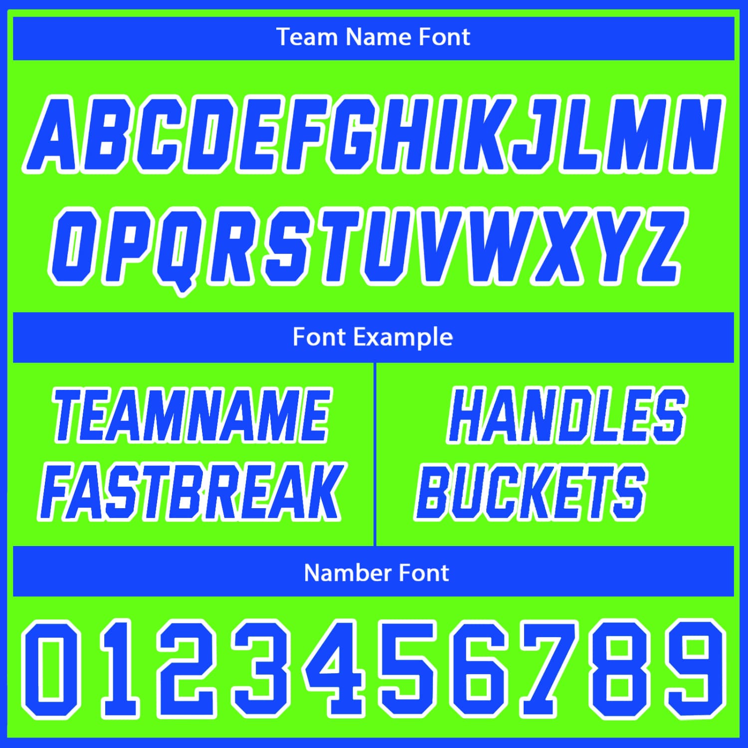 Custom Lime Green & Royal Blue Basketball Jersey + Shorts Set - Personalized Team Name, Number | Vosoli