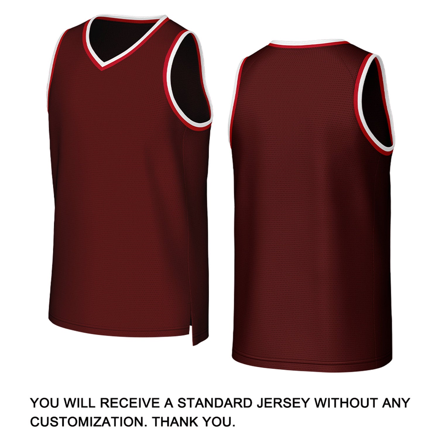 Custom Maroon White Stitched Basketball Jersey | Personalized Name Number Logo Mesh Sports Jersey