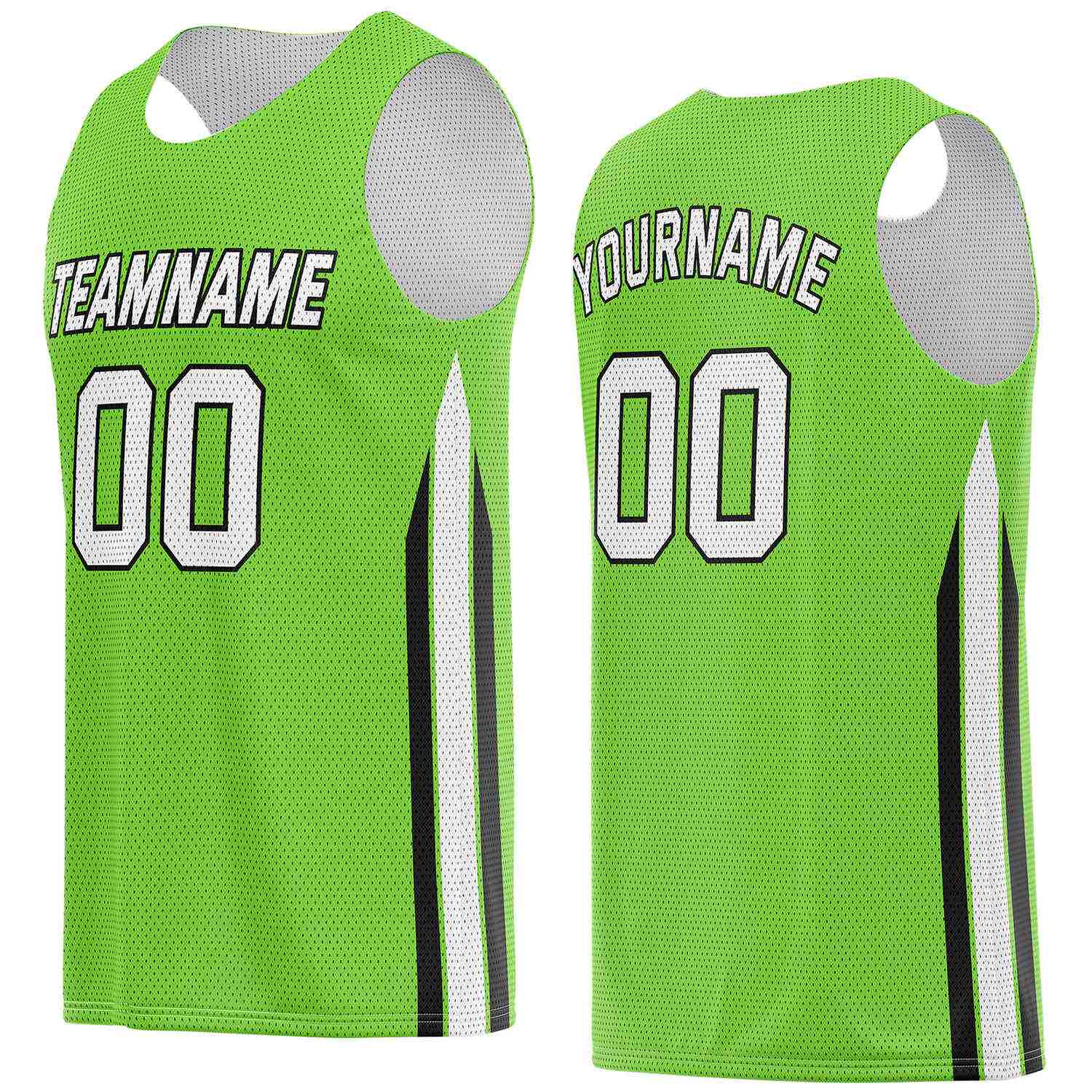 Custom Neon Green Basketball Jersey | Personalized Team Kit - Vosoli