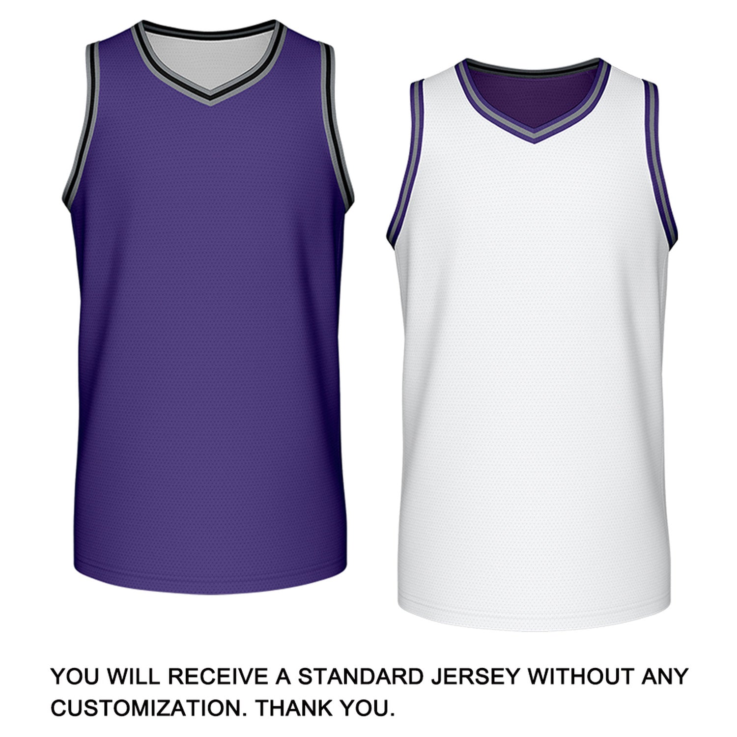 Custom Retro Purple & White Reversible Basketball Jersey | Personalized Team Jersey | Vosoli