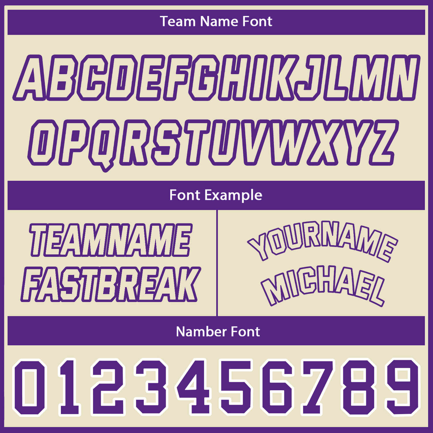 Custom Reversible Beige & Purple Basketball Jersey | Personalized Team Name & Number - Vosoli