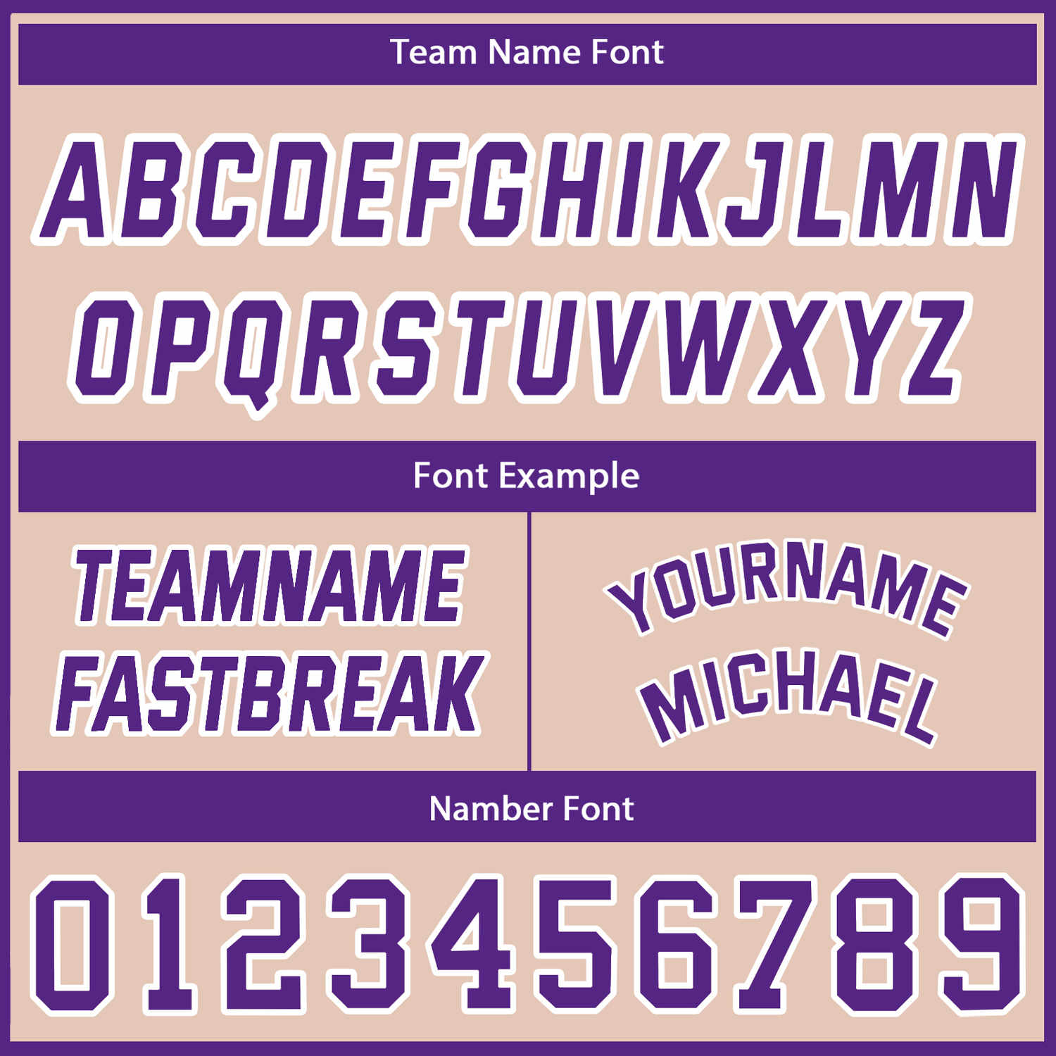 Custom Reversible Beige & Purple Basketball Jersey | Personalized for Team Sports - Vosoli