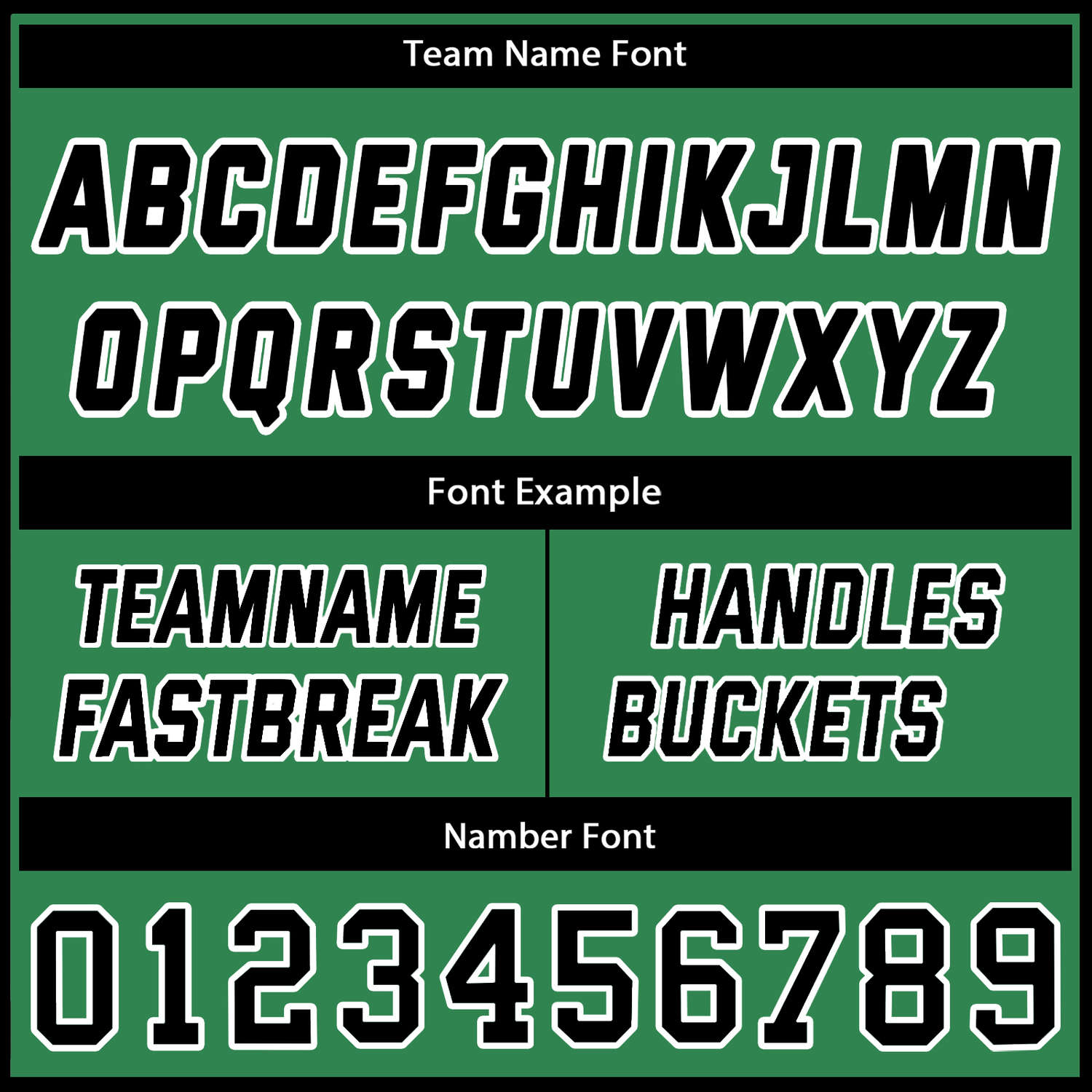 Custom Reversible Black Green Basketball Uniform Set | Team Name & Number - Vosoli