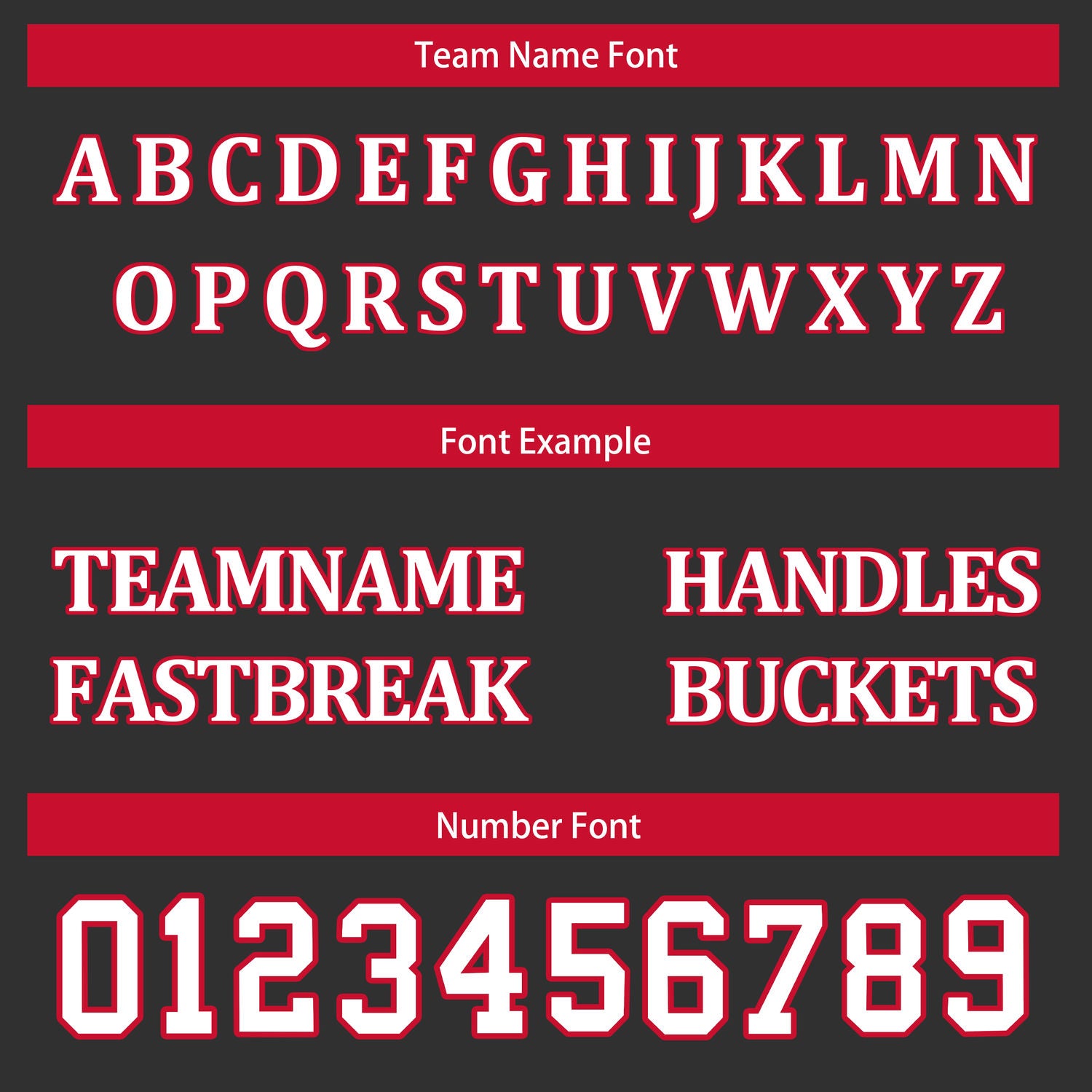 Custom Reversible Black White Red Basketball Uniform Set | Team & Player Name - Vosoli