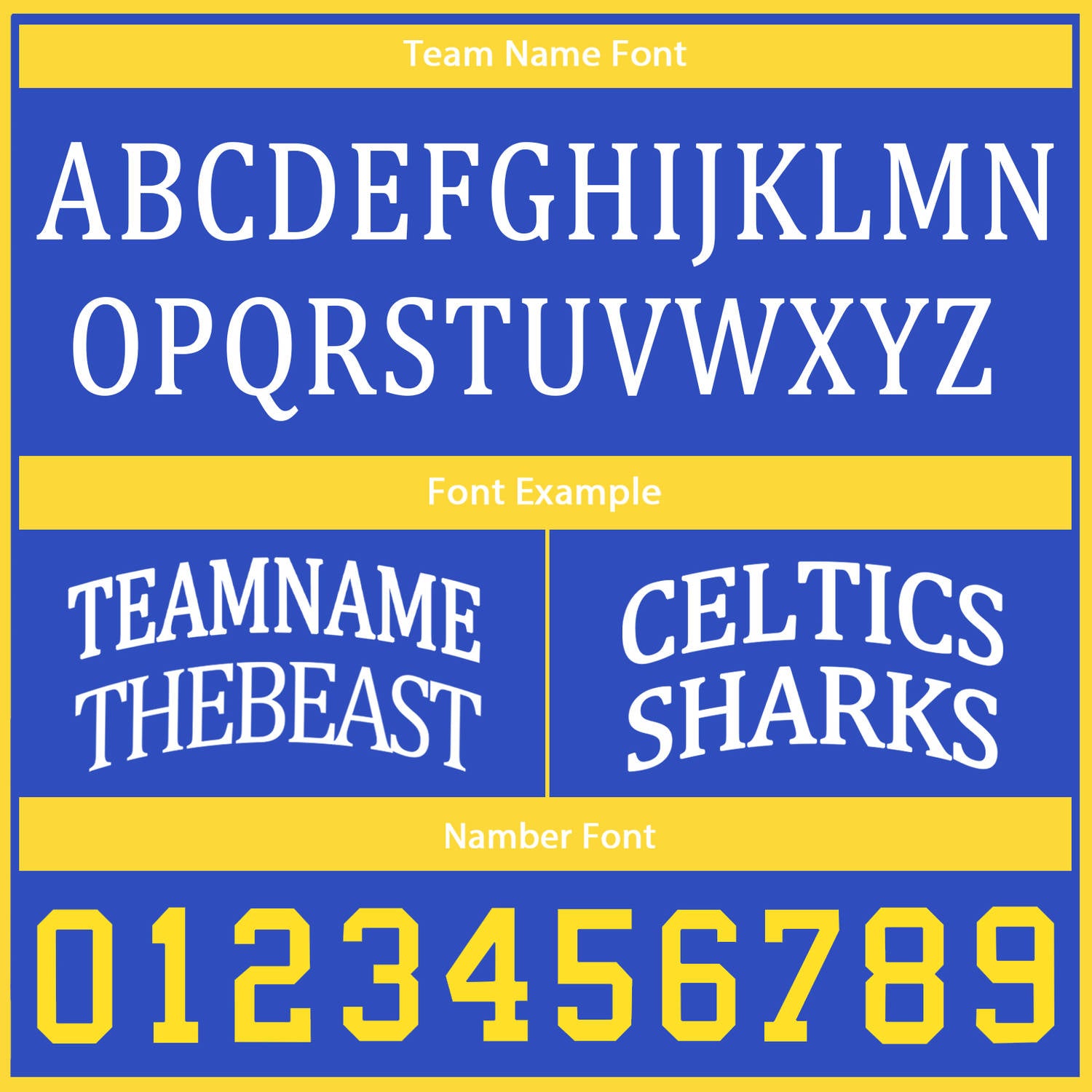 Custom Reversible Blue Yellow Basketball Uniform Set | Team Name & Number - Vosoli
