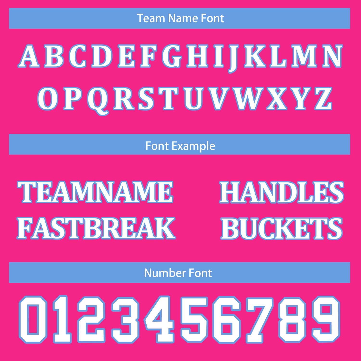 Custom Reversible Blue Pink Basketball Uniform Set | Team Name & Number - Vosoli
