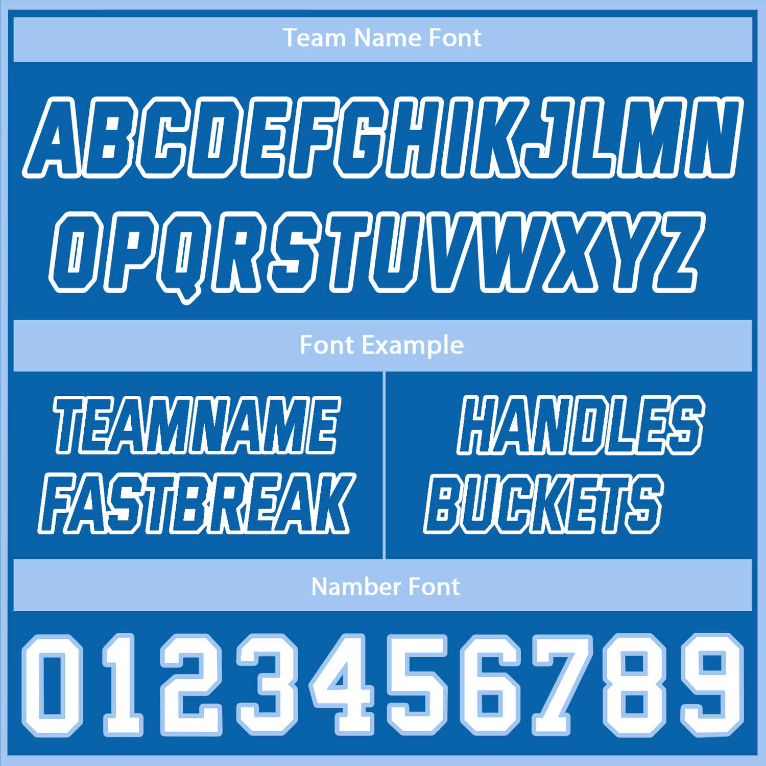 Custom Reversible Blue & White Basketball Uniform | Jersey & Shorts Set - Vosoli