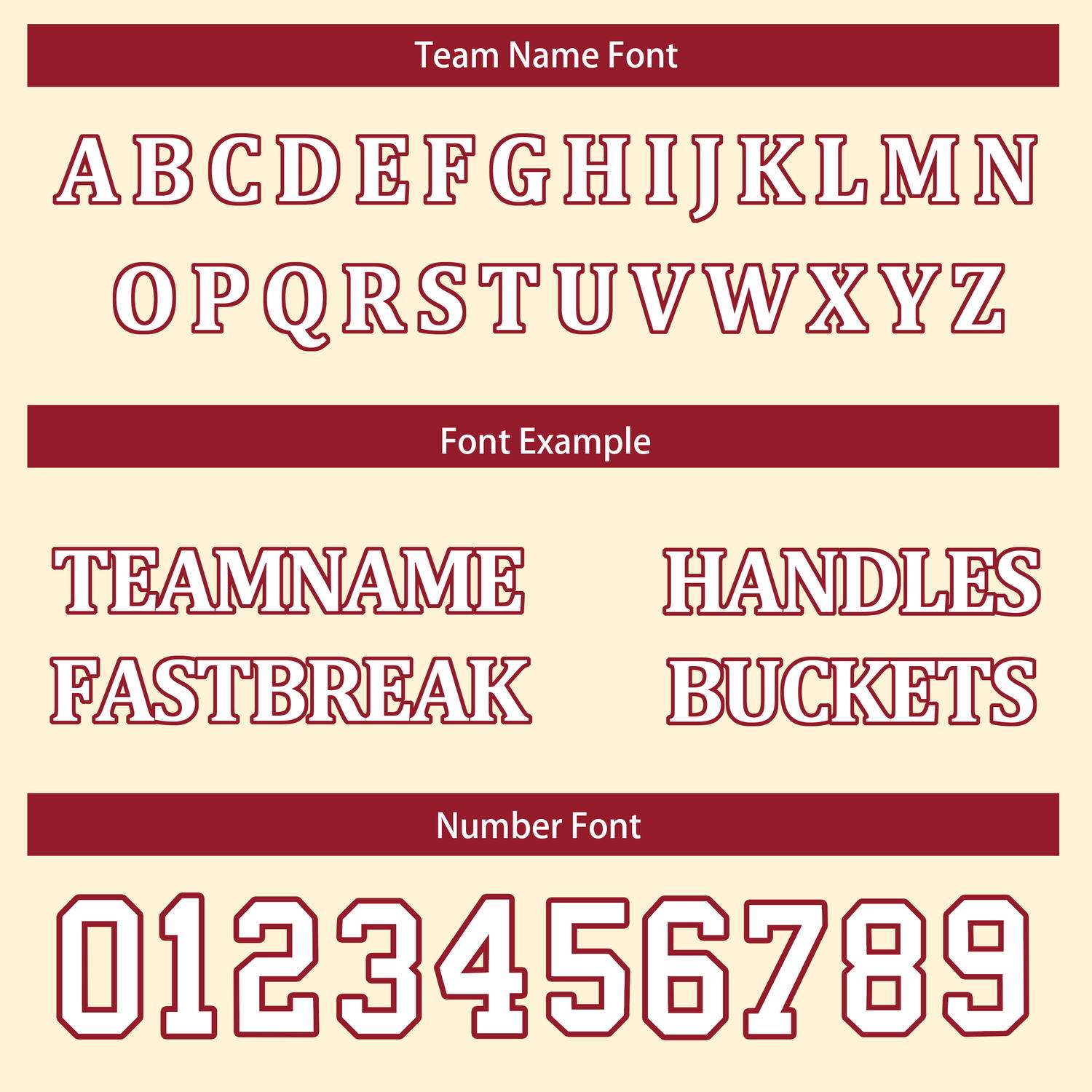 Custom Reversible Cream Burgundy Star Basketball Uniform Set | Team Name & Number - Vosoli