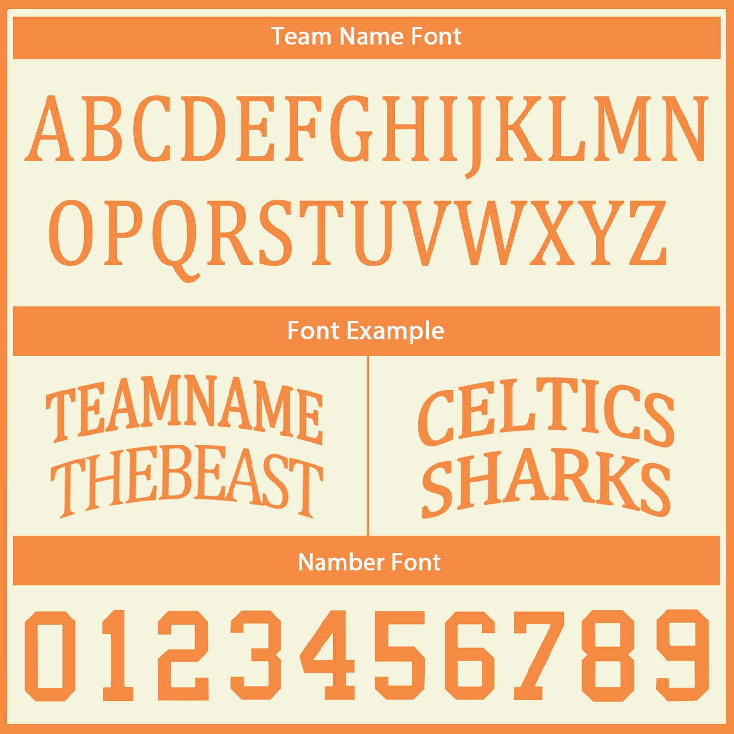 Custom Reversible Cream Orange Basketball Uniform Set | Team Name & Number - Vosoli