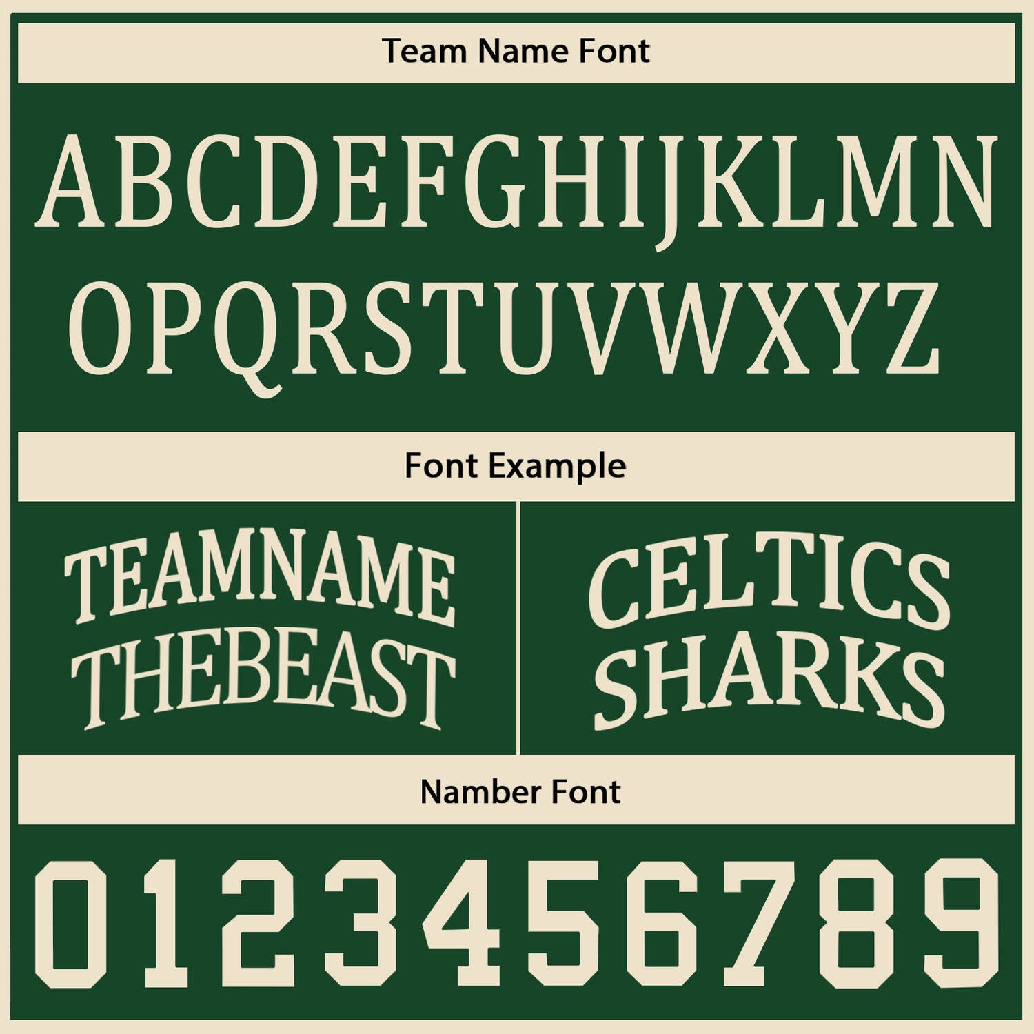 Custom Reversible Forest Green & Cream Basketball Uniform Set | Personalized for Team Sports Practice - Vosoli