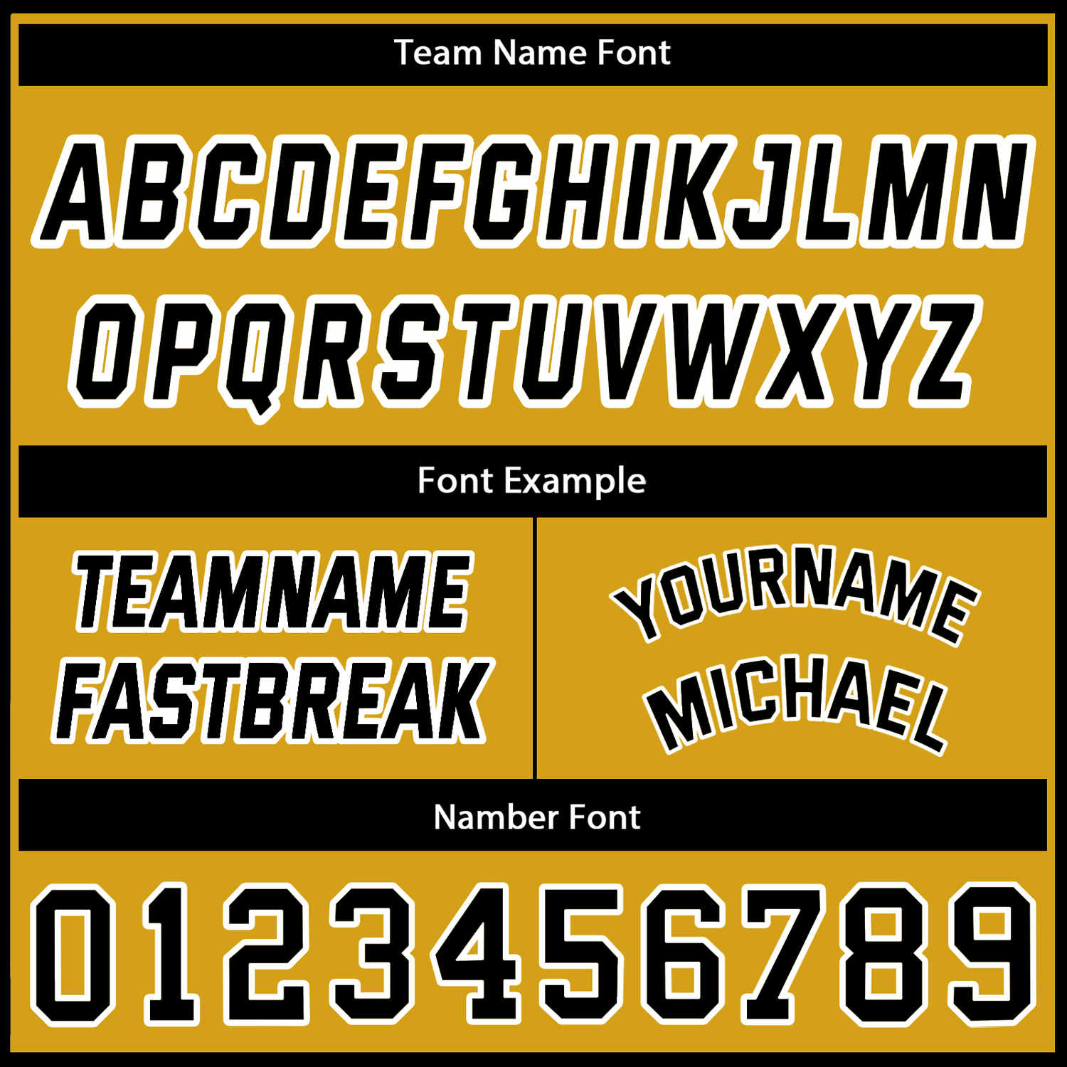 Custom Reversible Gold & Black Basketball Jersey | Personalized Team Name & Number - Vosoli