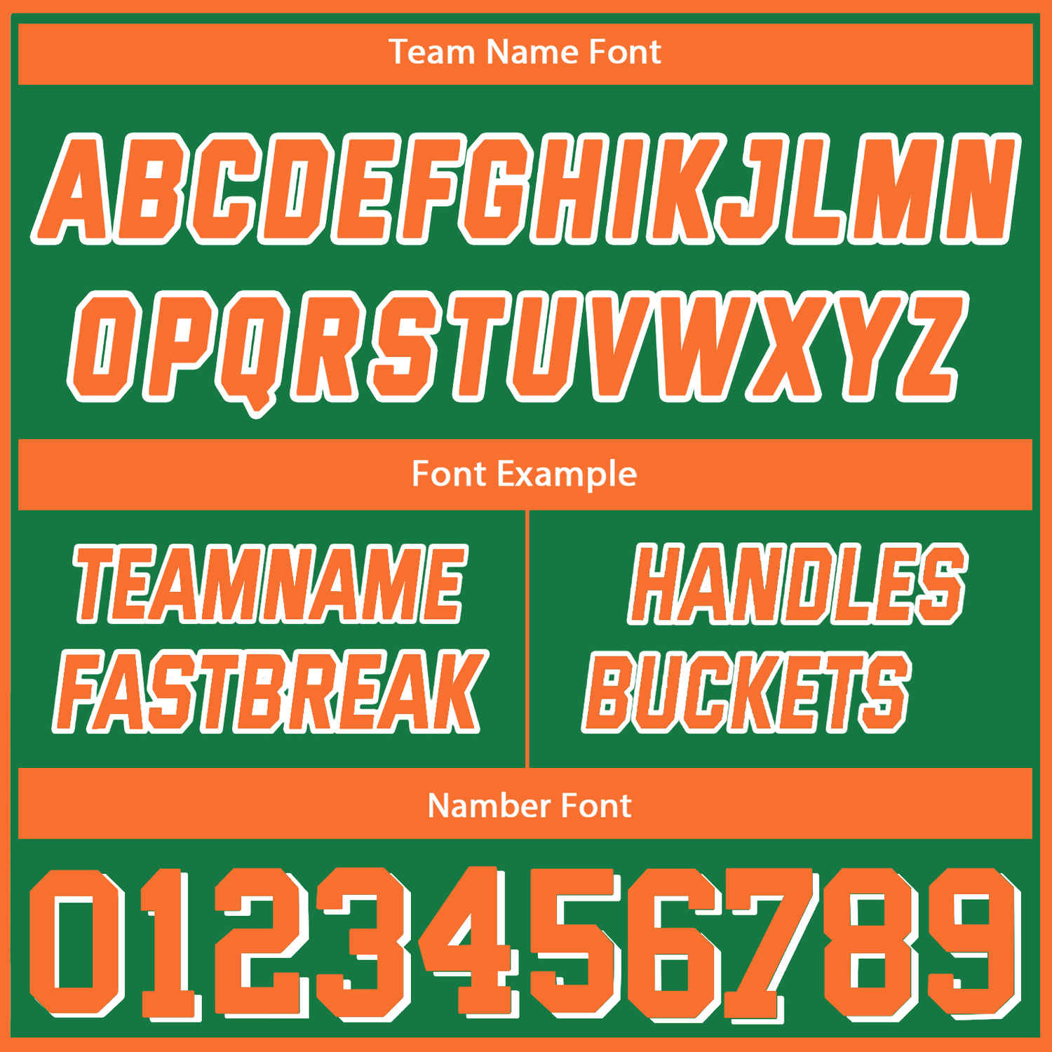 Custom Reversible Green Orange Basketball Uniform Set | Team & Player Name - Vosoli