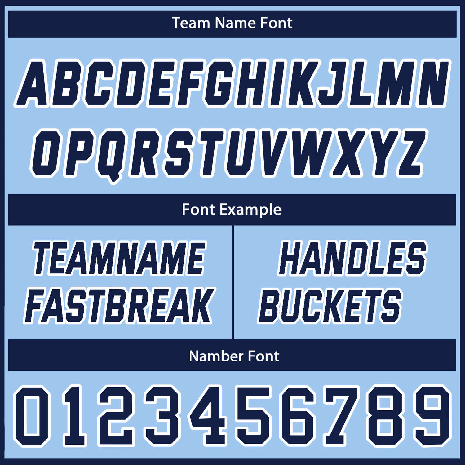Custom Light Blue Navy Basketball Uniforms for Youth & Adults - Reversible Jersey Set - Vosoli