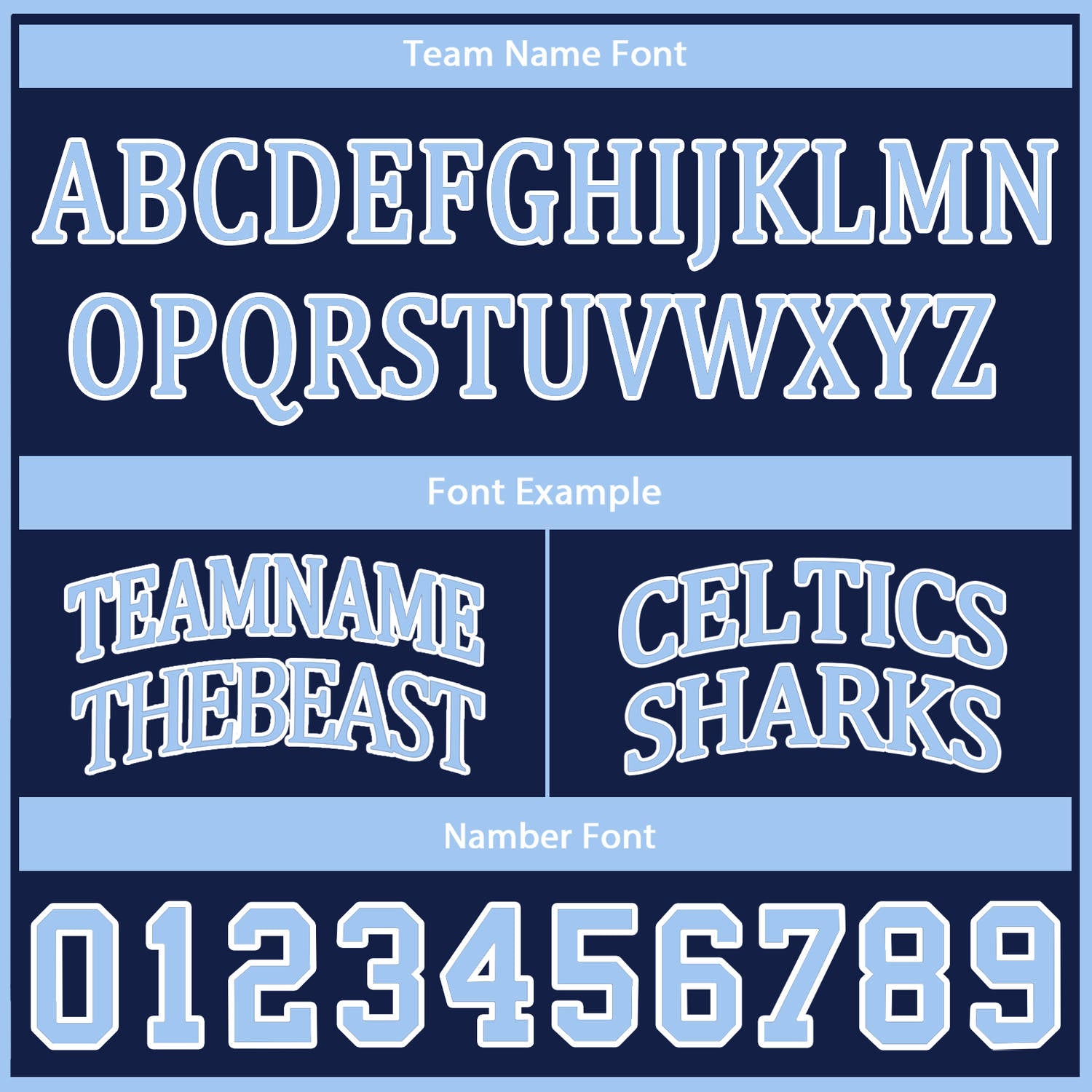 Custom Reversible Light Blue Navy Basketball Uniform Set | Team Name & Number - Vosoli
