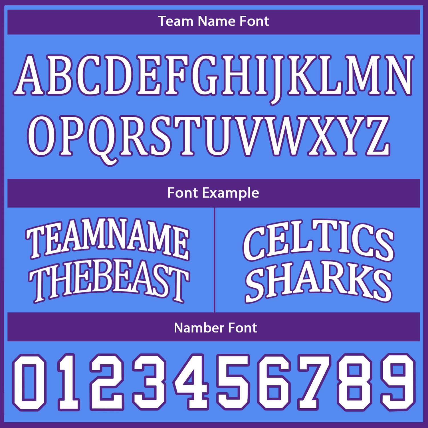 Custom Reversible Light Blue Purple Basketball Uniform Set | Team Name & Number - Vosoli