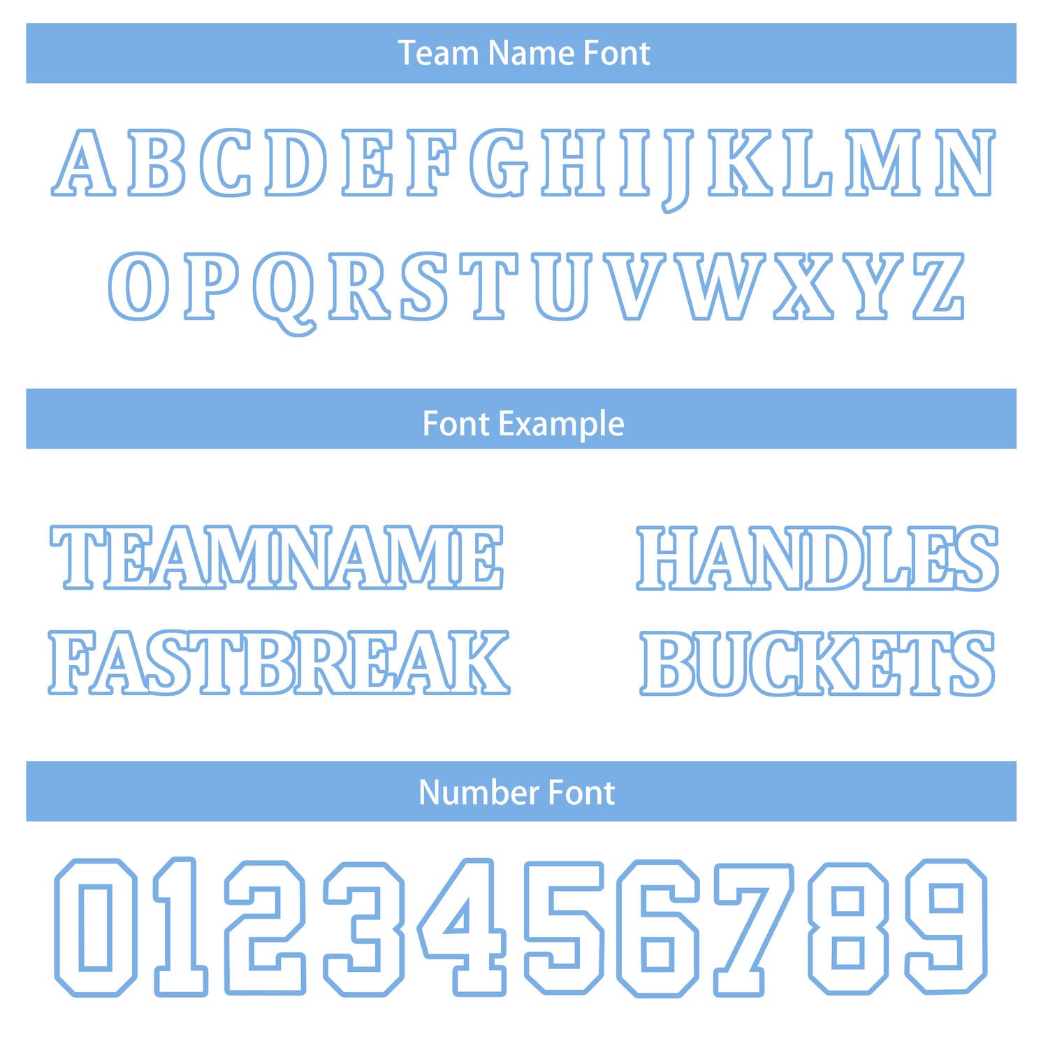 Custom Reversible Light Blue White Star Basketball Uniform Set | Team Name & Number - Vosoli