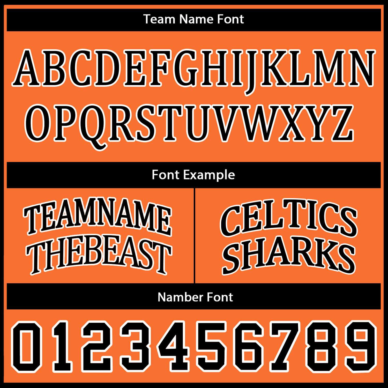 Custom Reversible Orange Black Basketball Uniform Set | Team Name & Number - Vosoli
