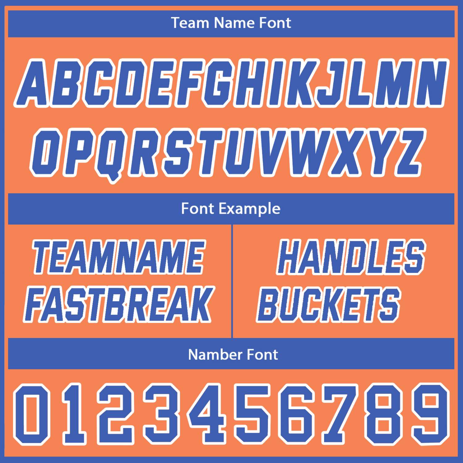 Custom Reversible Orange Blue Basketball Jersey & Shorts Set | Personalized Team Kit | Vosoli