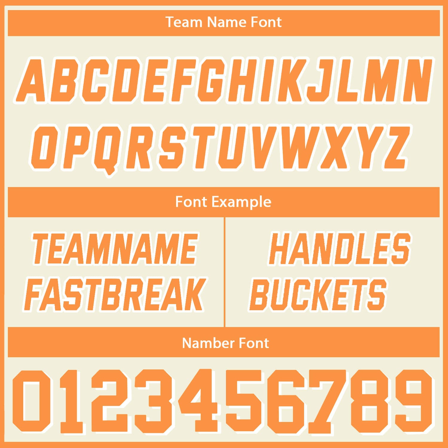 Custom Reversible Orange Cream Basketball Uniform Set | Team Name & Number - Vosoli