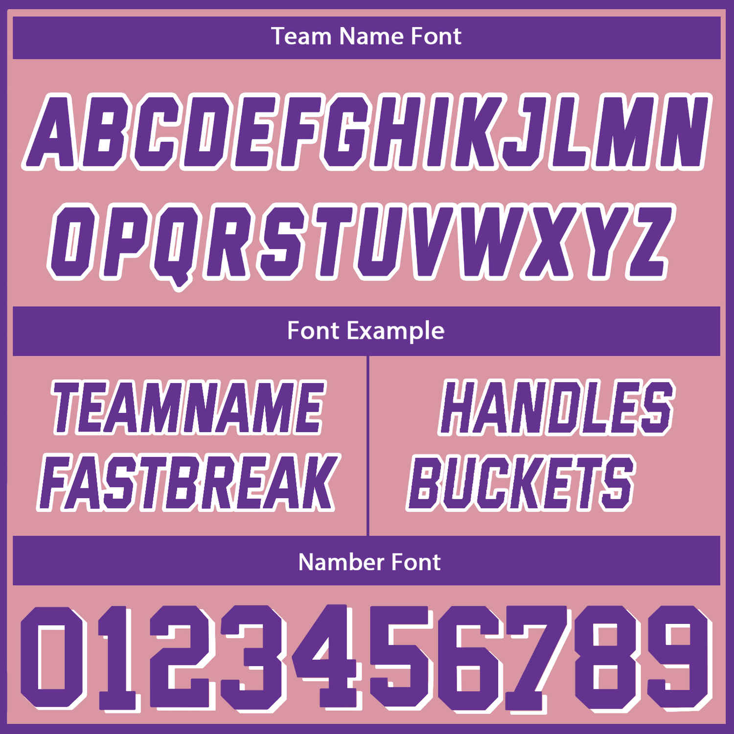 Custom Reversible Purple Pink Basketball Uniform Set | Team & Player Name - Vosoli