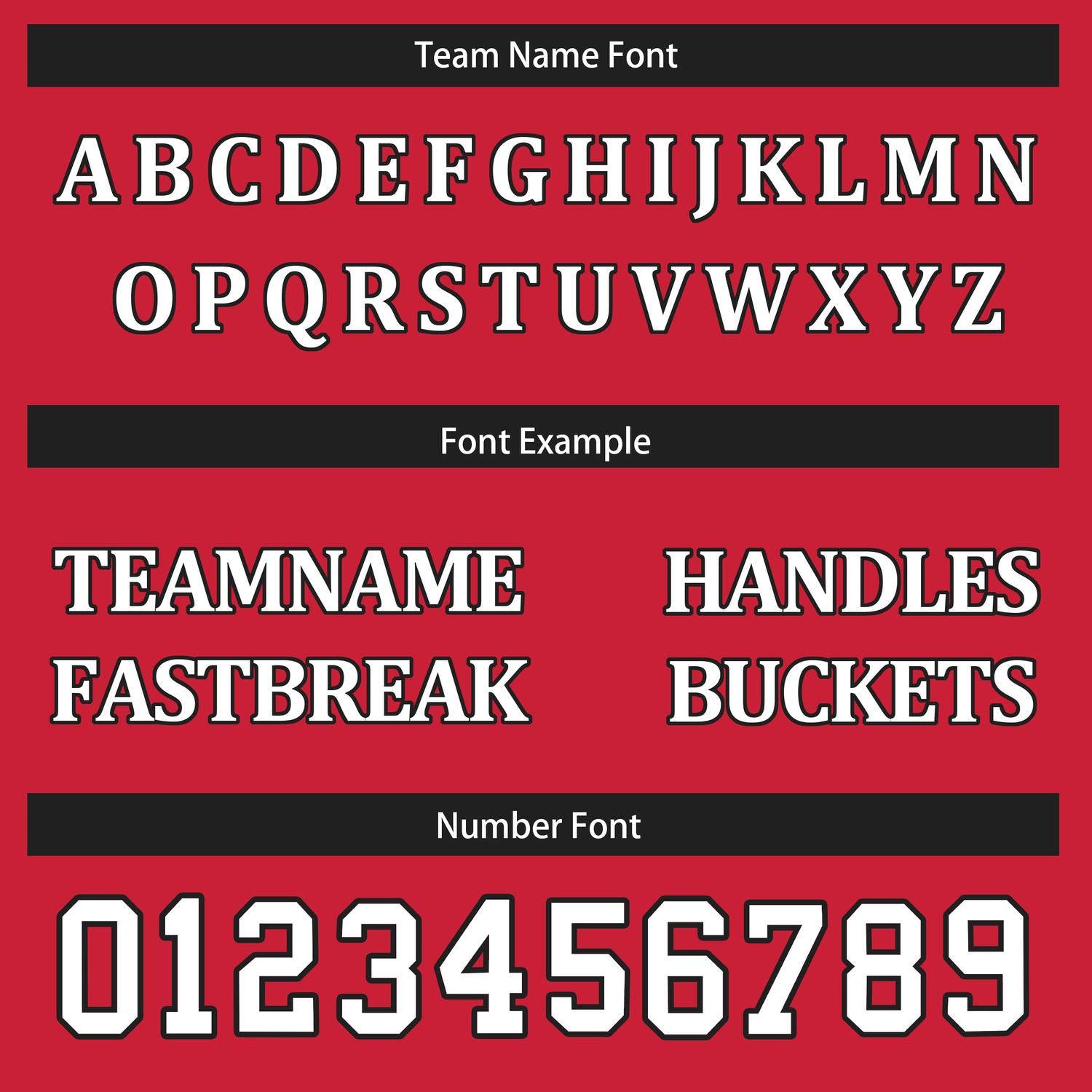 Custom Reversible Red Black Basketball Uniform Set | Team Name & Number - Vosoli