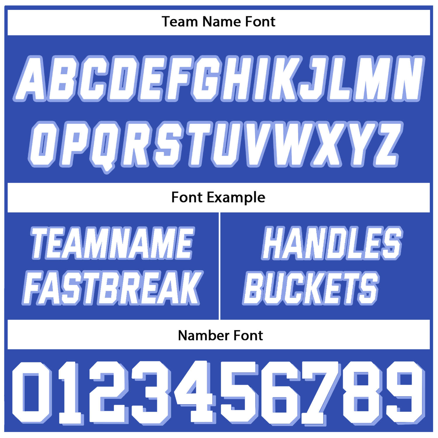 Custom Reversible Royal Blue White Basketball Uniform Set | Team Name & Number - Vosoli