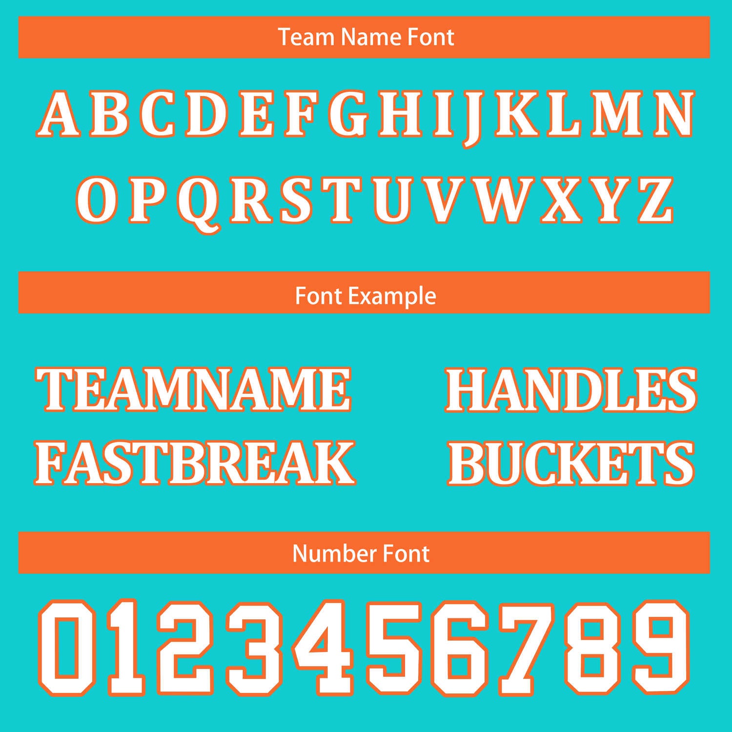 Custom Reversible Turquoise Orange Basketball Uniform Set | Team & Player Name - Vosoli