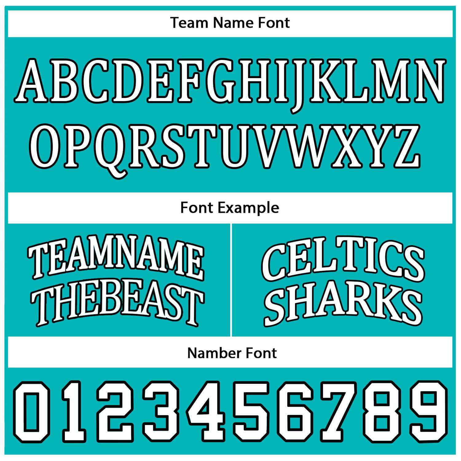 Custom Reversible Turquoise White Basketball Uniform Set | Team Name & Number - Vosoli