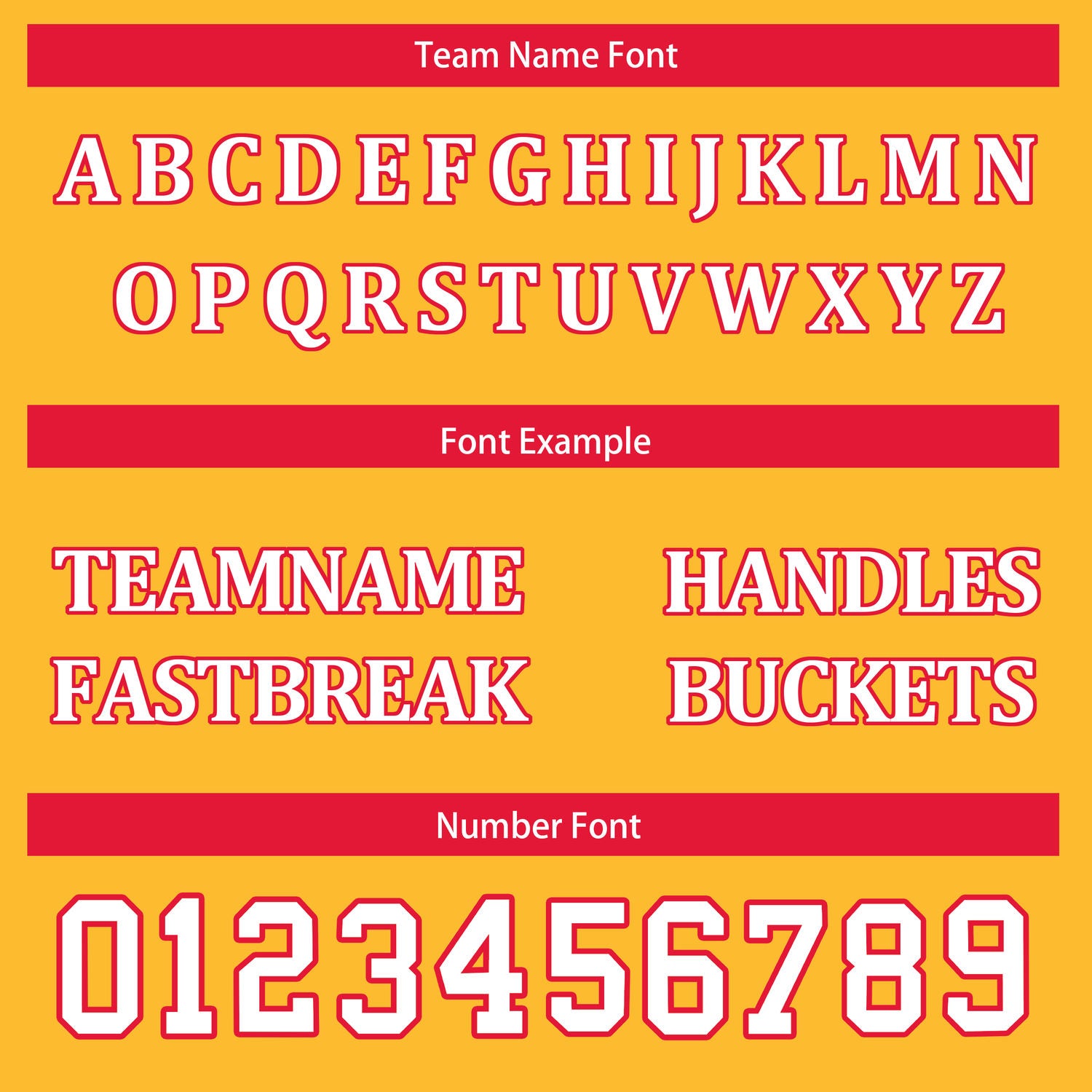 Custom Reversible Yellow White Red Basketball Uniform Set | Team & Player Name - Vosoli
