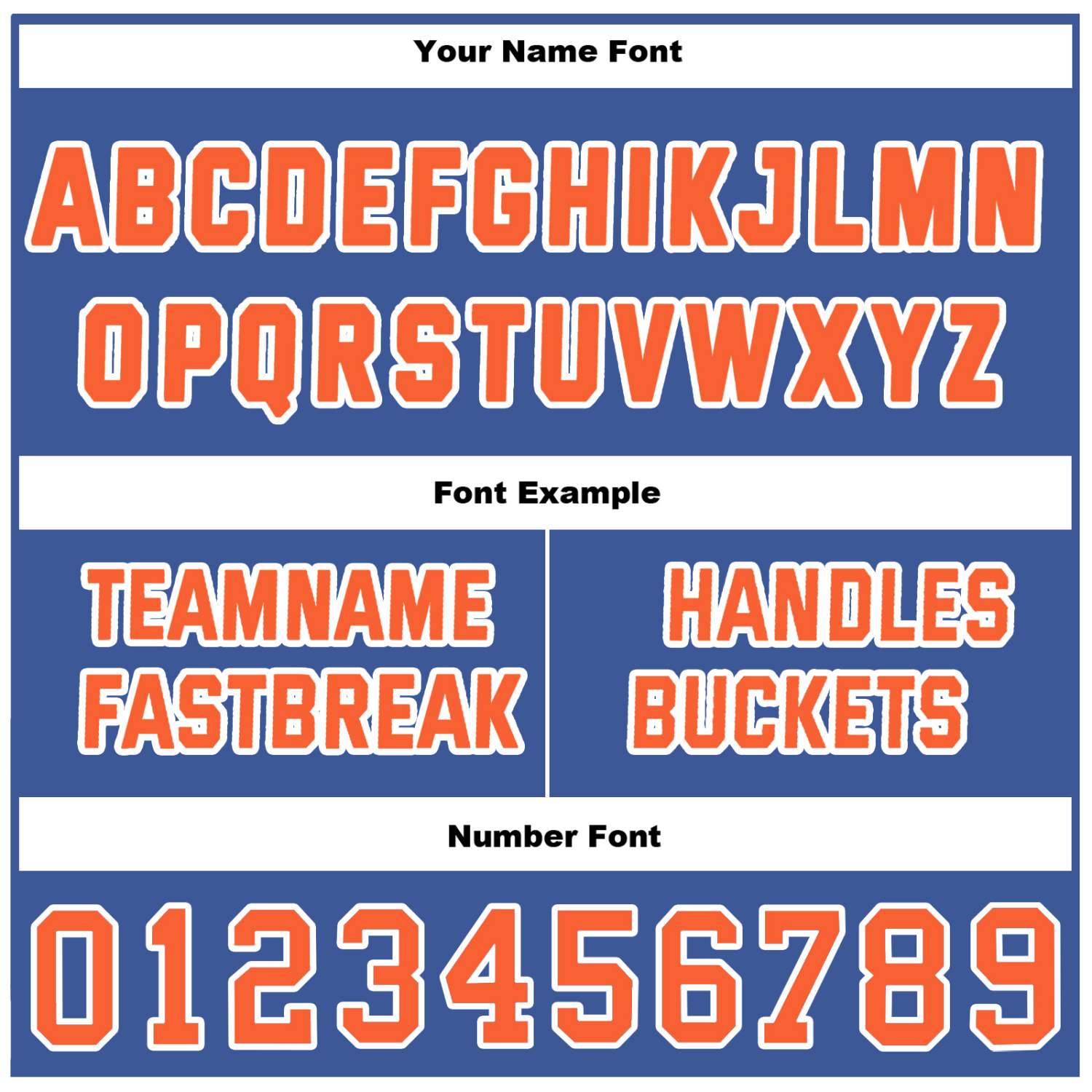 Custom Royal Blue & Orange Mesh Basketball Jersey | Personalized Team Uniform