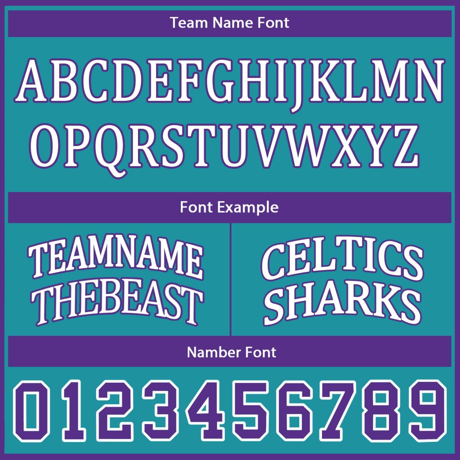 Custom Teal & Purple Basketball Jersey | Personalized Name & Number Team Uniform