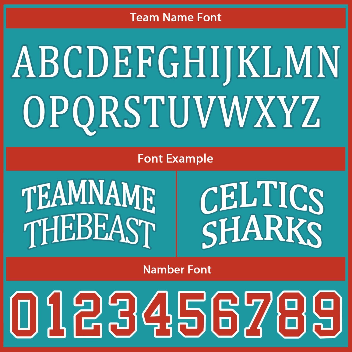 Custom Teal & Red Basketball Jersey | Personalized Name & Number Team Uniform