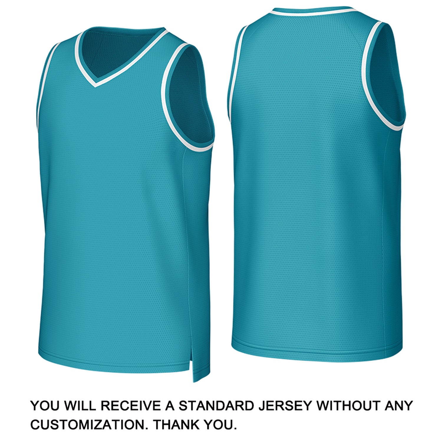 Custom Teal & White Mesh Basketball Jersey | Personalized Name & Number Team Uniform